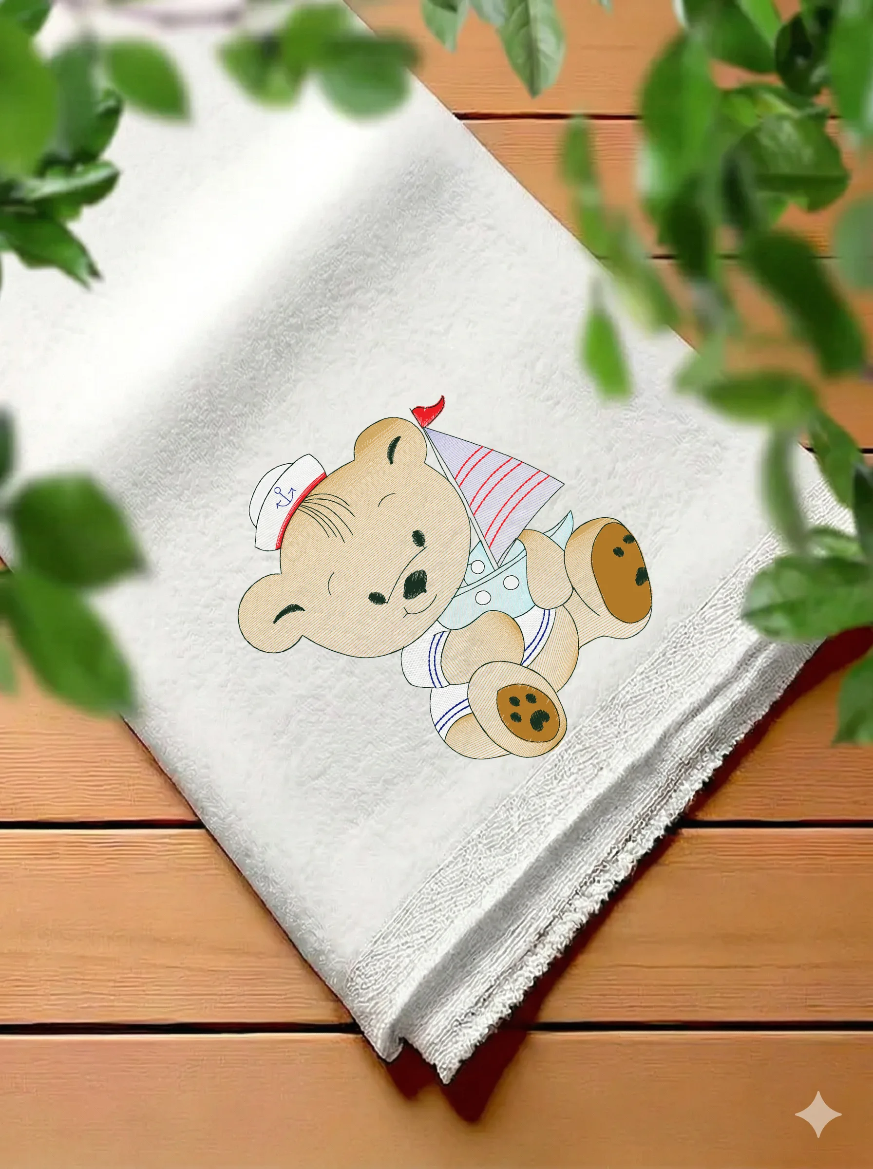 Медвежонок с корабликом (миниатюра 7)