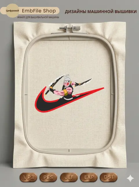 Аниме воин с клинками