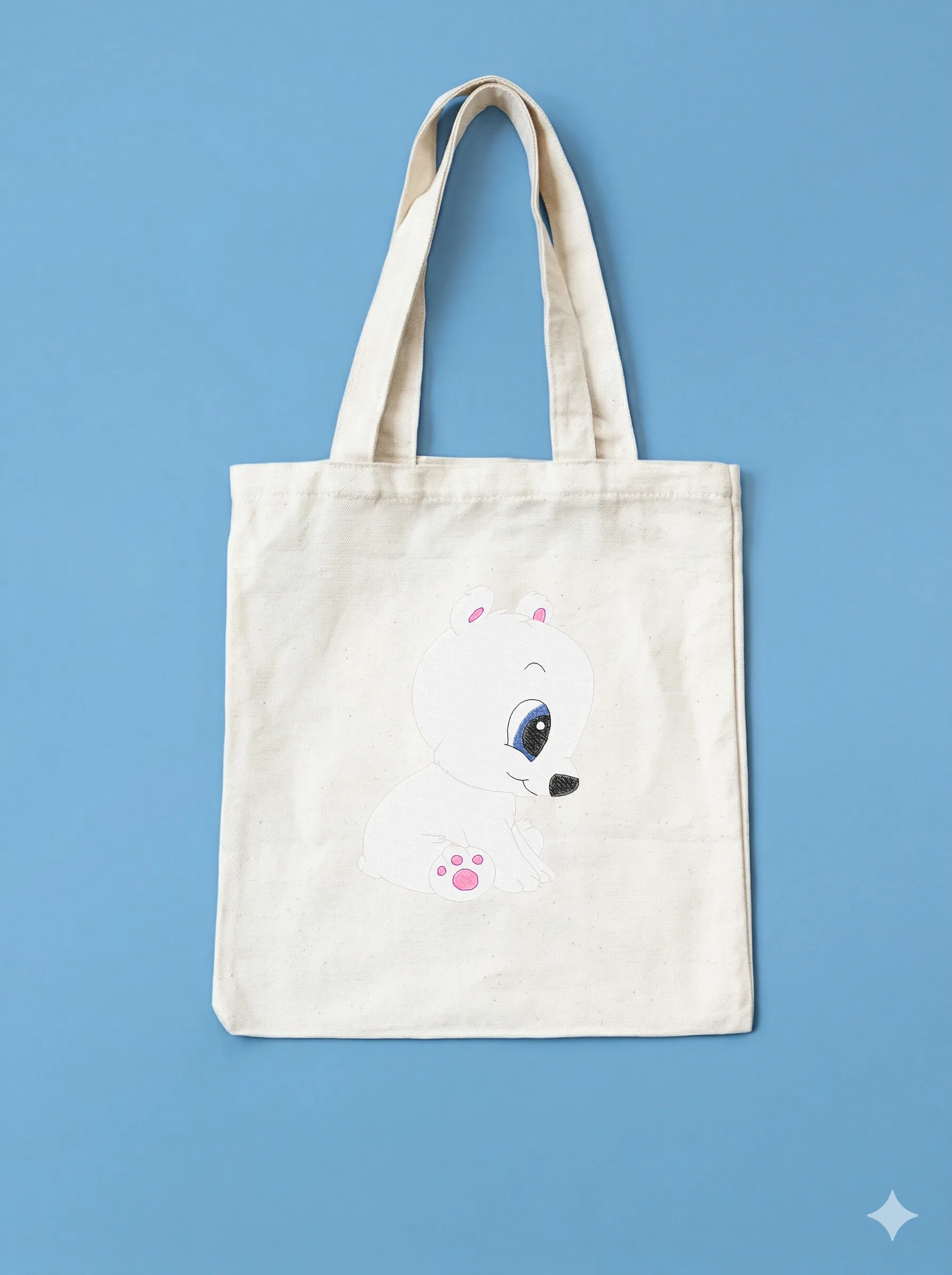 Милый белый медвежонок (миниатюра 10)