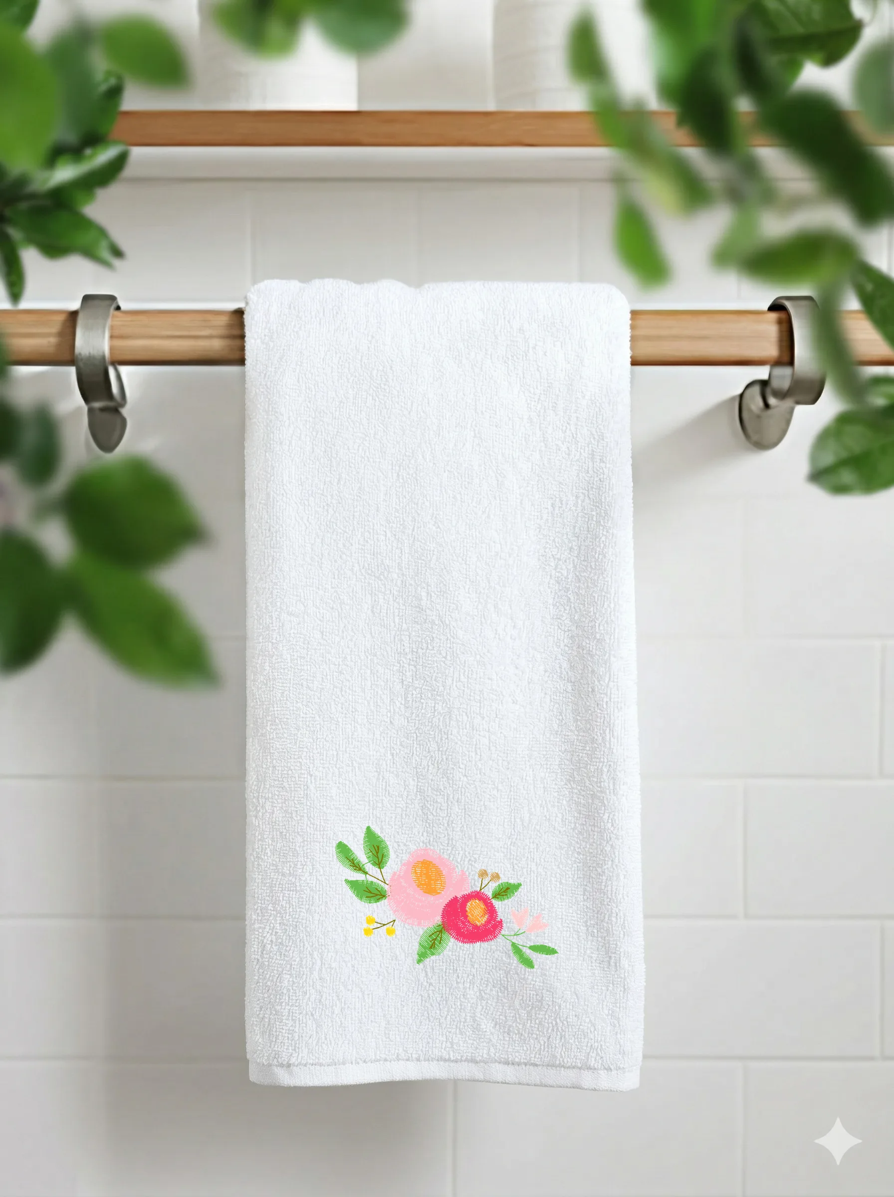 Розовый цветочный дуэт (миниатюра 11)