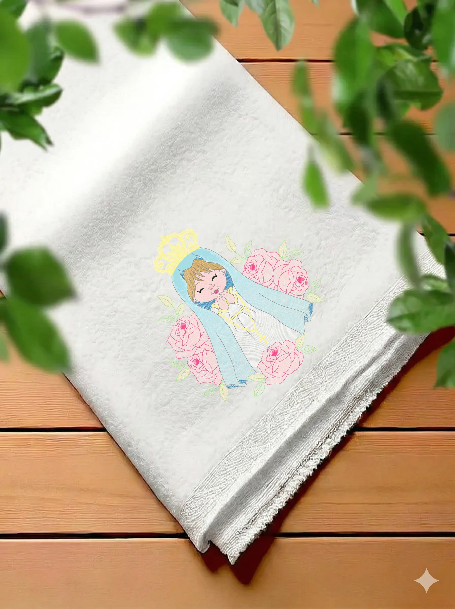 Дева Мария с розами (миниатюра 7)