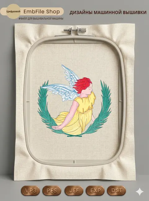 Ангел в пальмовом венке