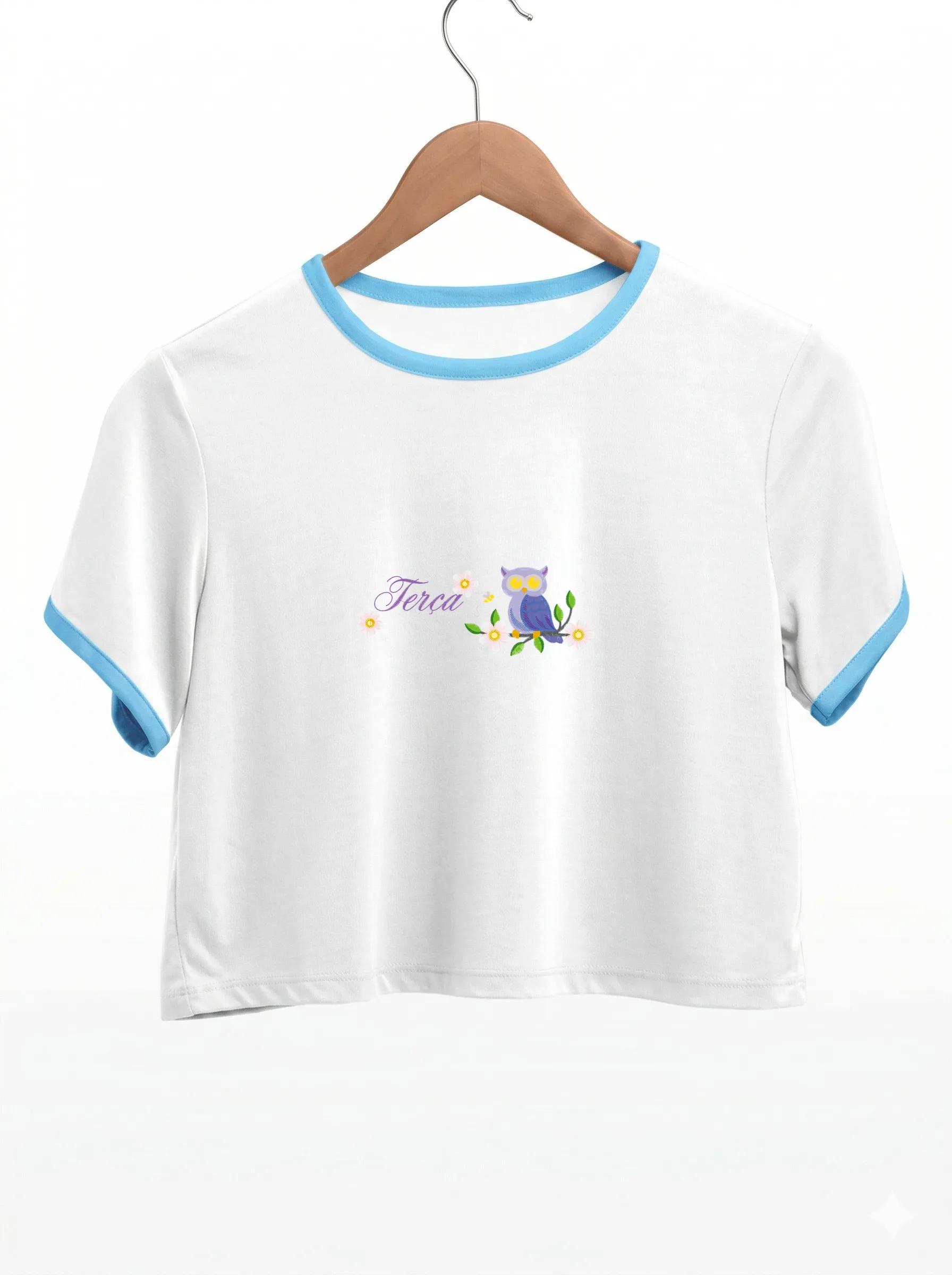 Сова на цветущей ветке (миниатюра 9)