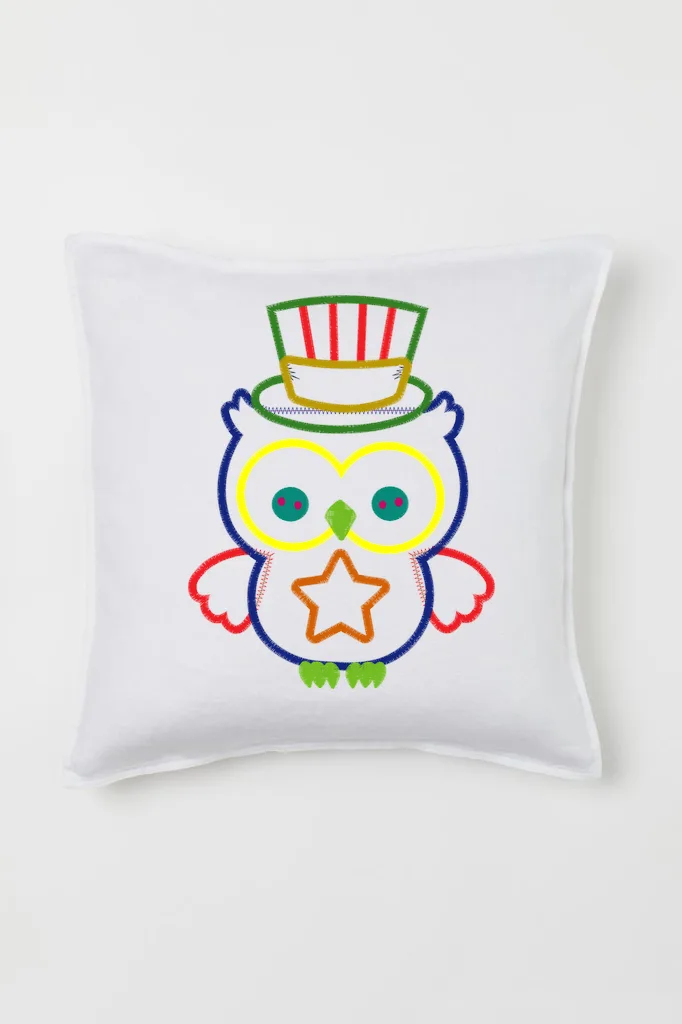 4Th Of July Owl 01 6X10 (миниатюра 2)