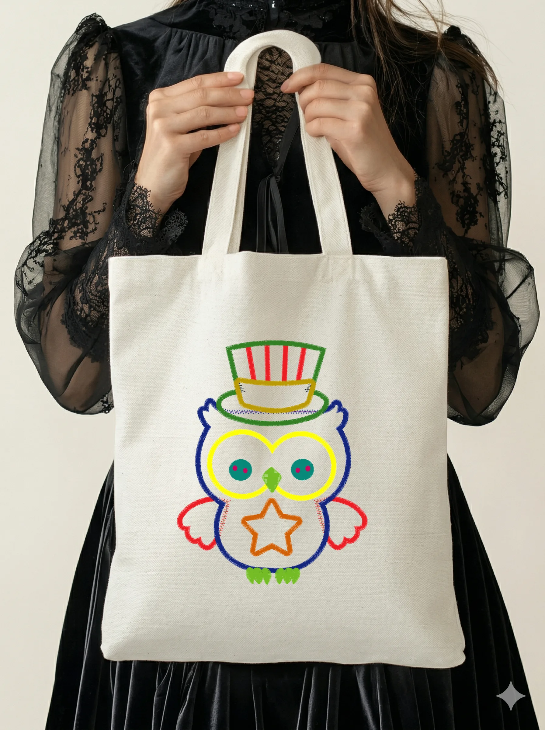 4Th Of July Owl 01 6X10 (миниатюра 5)