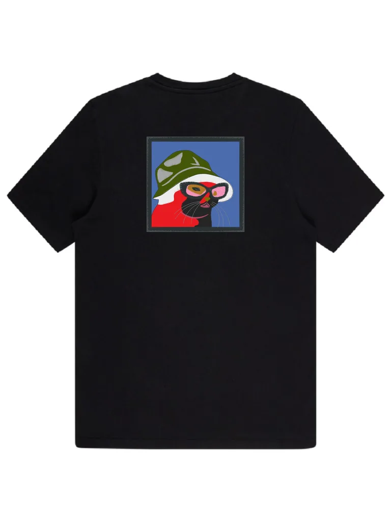 (Anied 1) Meme Cat In Glasses And Panama (3 8 In) (миниатюра 4)