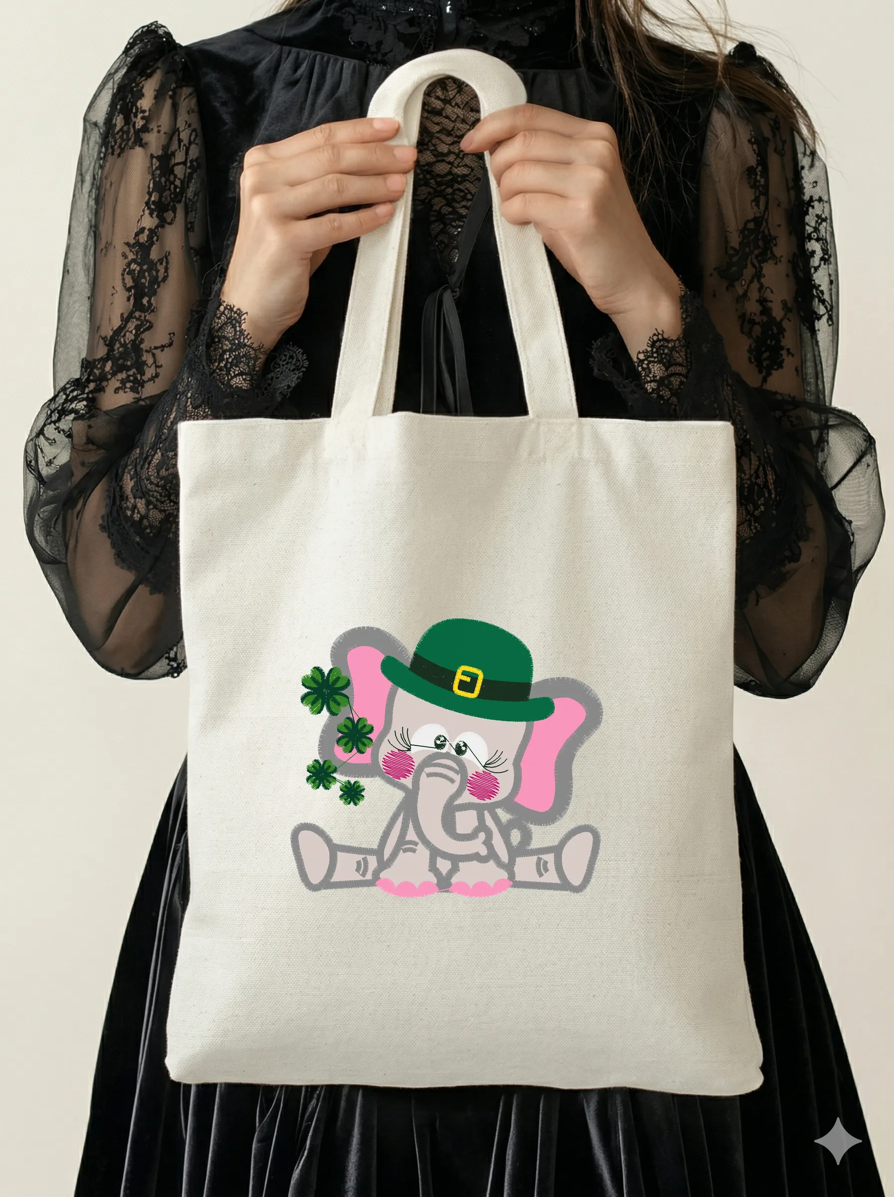 Ирландский слоненок с клевером (миниатюра 5)
