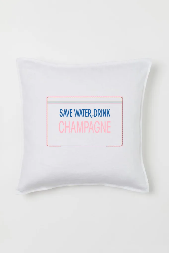Надпись Save Water Champagne (миниатюра 2)