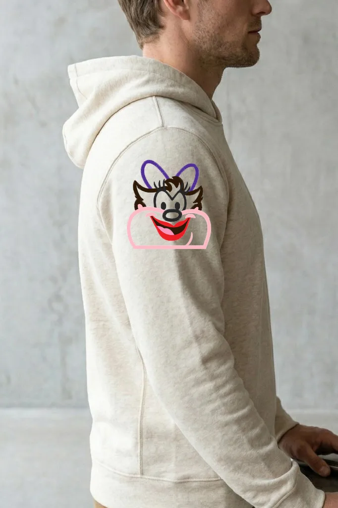 Кокетливый мультяшный персонаж (миниатюра 3)