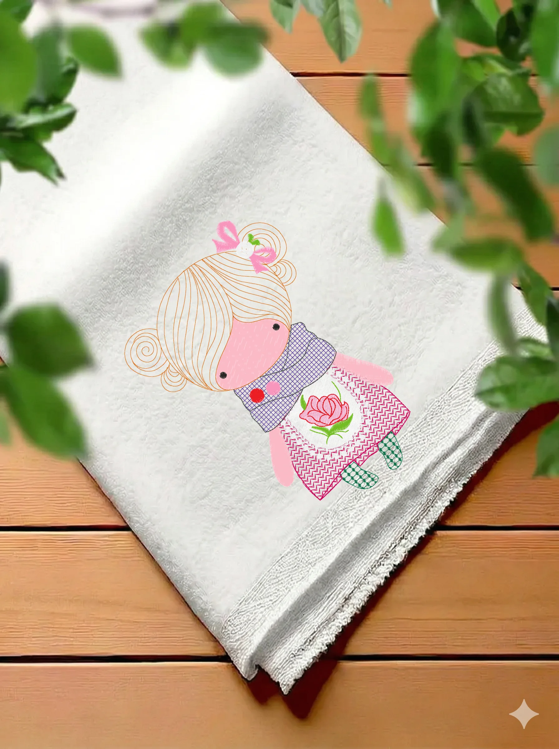 Милая куколка в шарфе (миниатюра 7)