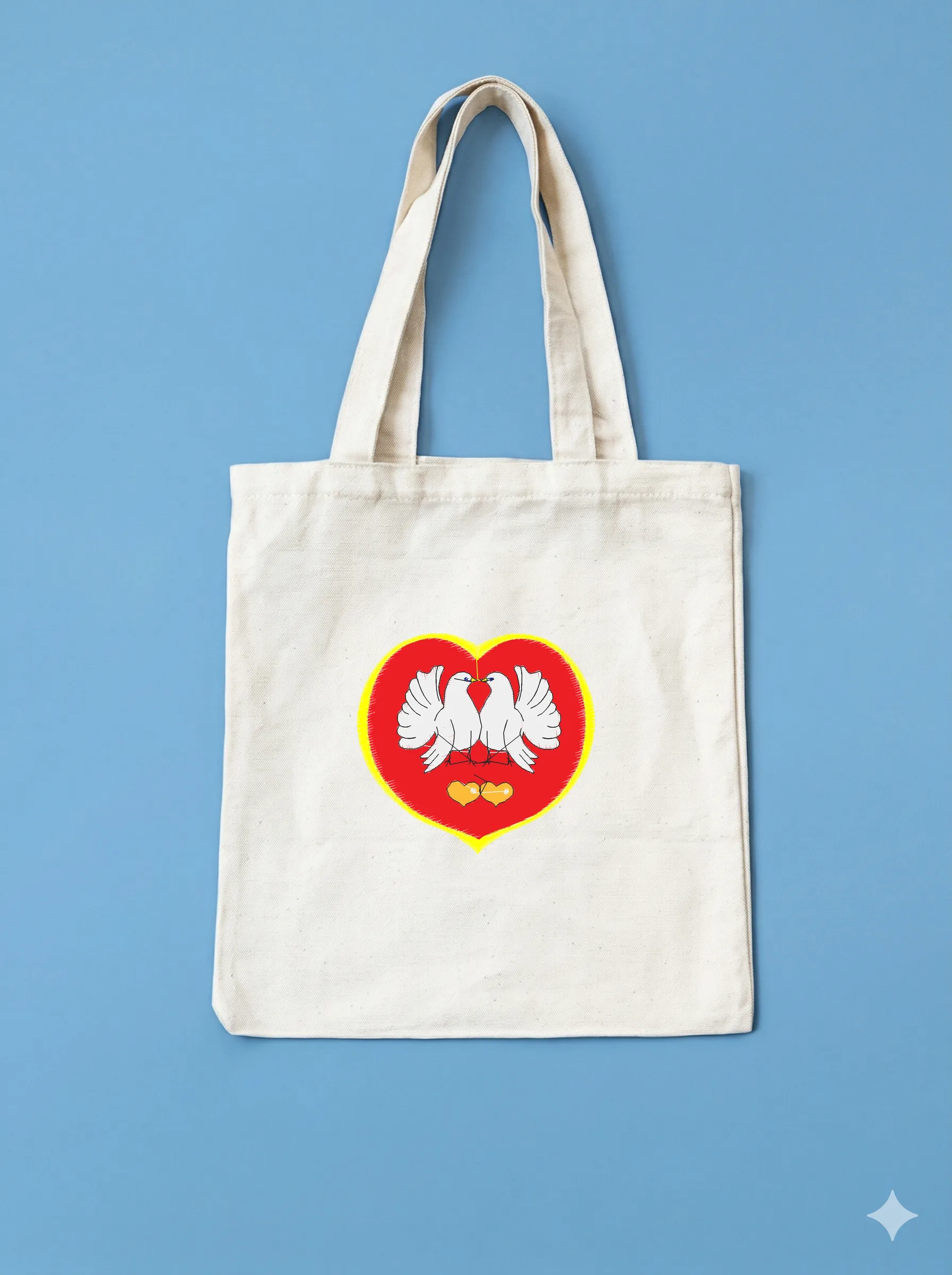 Влюбленные голуби в сердце (миниатюра 10)