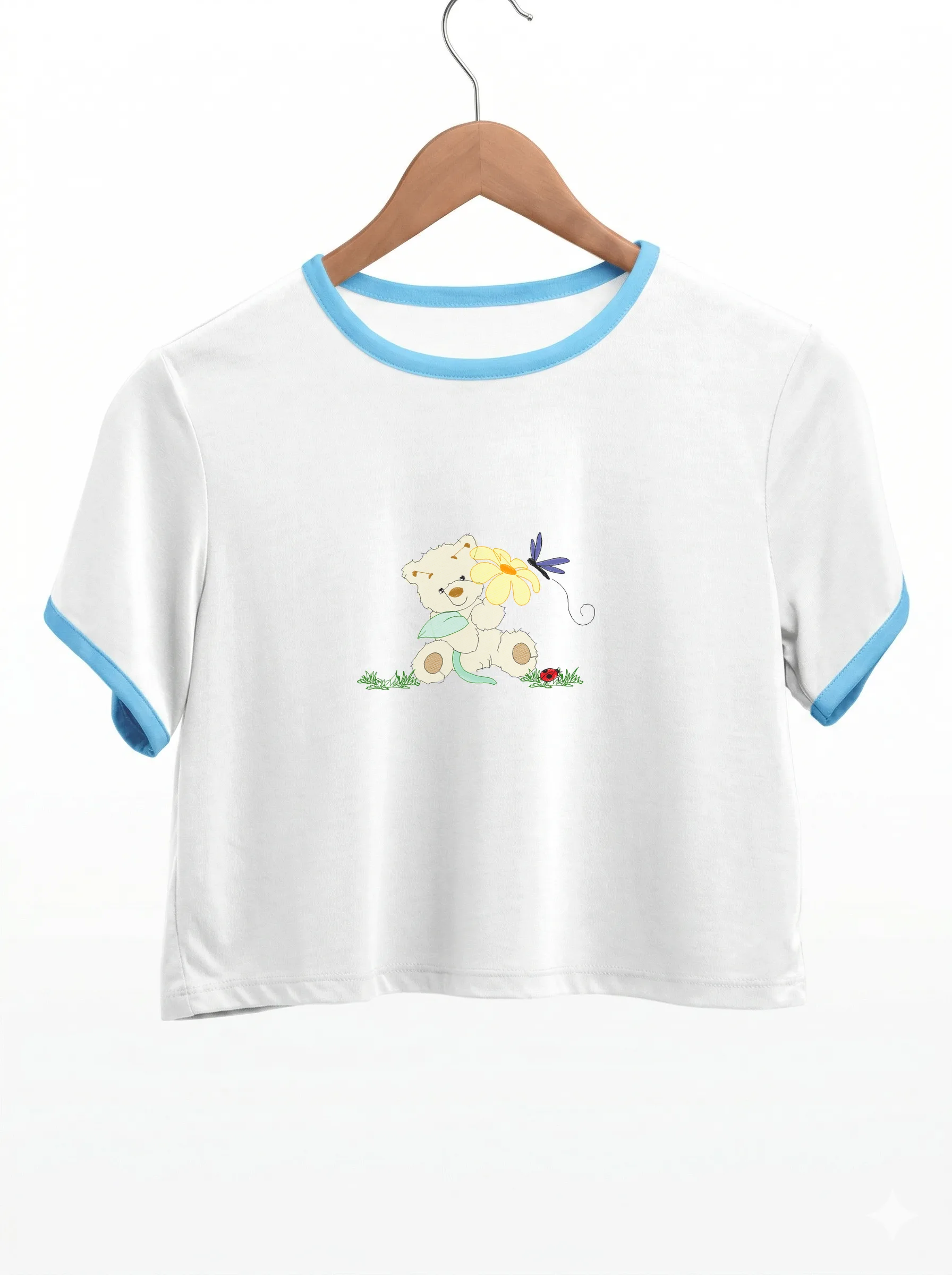 Мишка с цветком (миниатюра 9)