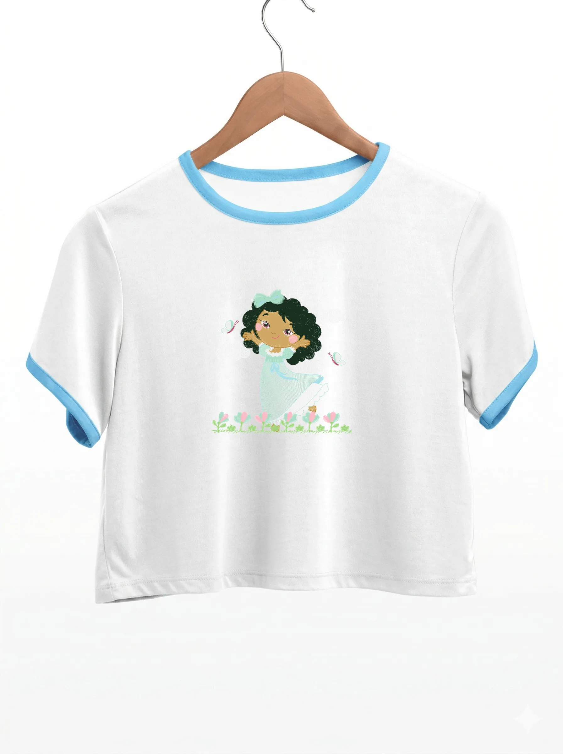 Девочка с бабочками (миниатюра 9)