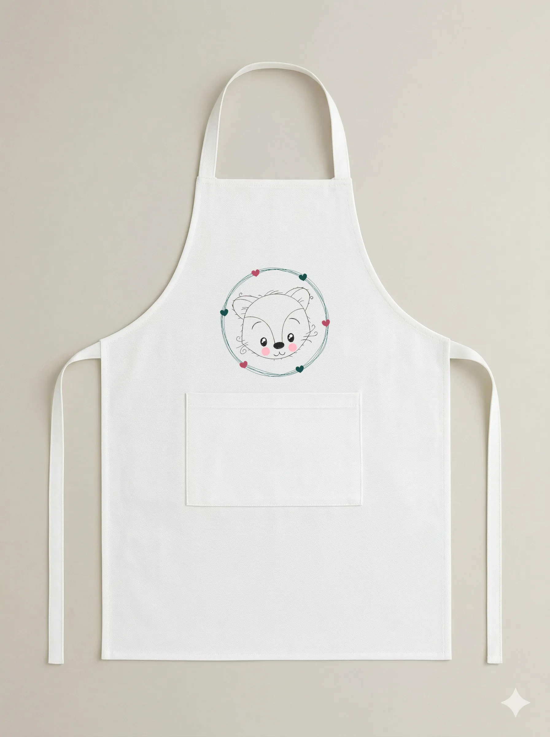 Милый лисенок в венке (миниатюра 6)