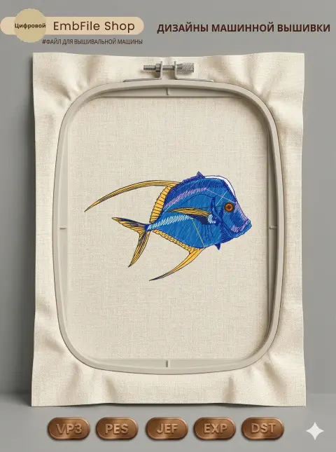 Яркая морская рыбка