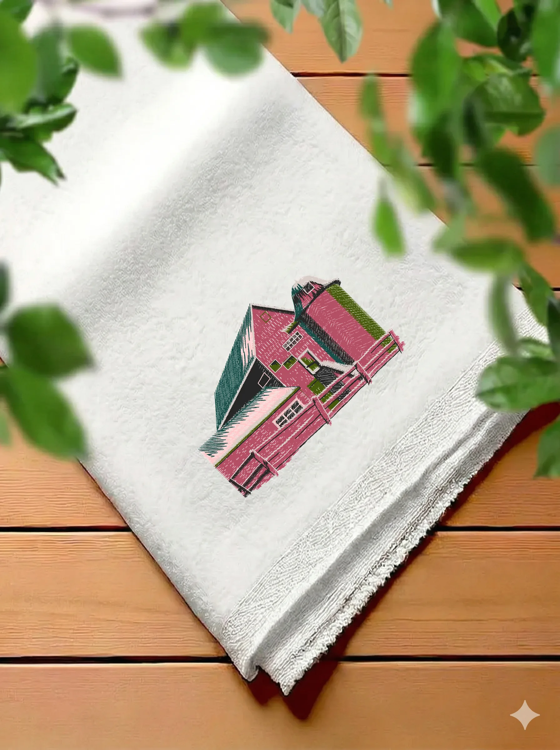 Деревенский красный амбар (миниатюра 7)