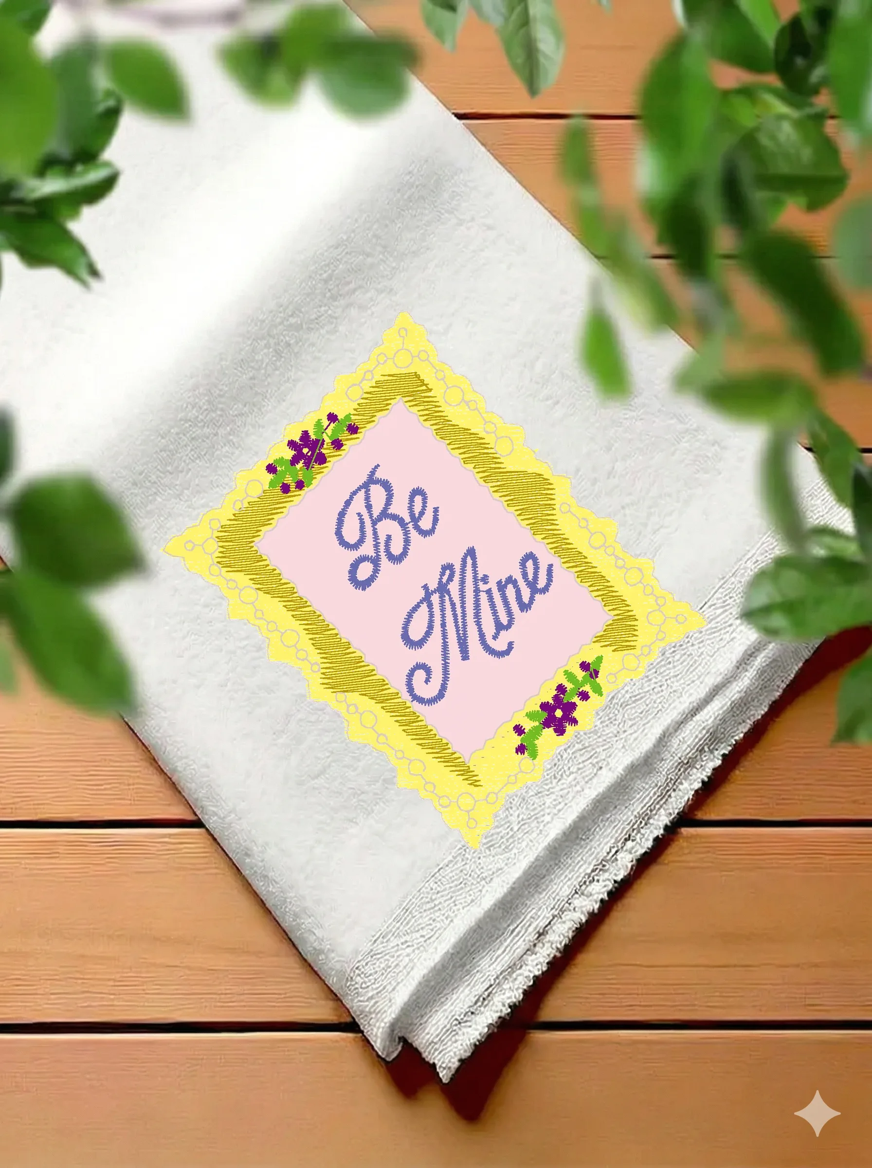 Винтажная валентинка Be Mine (миниатюра 7)