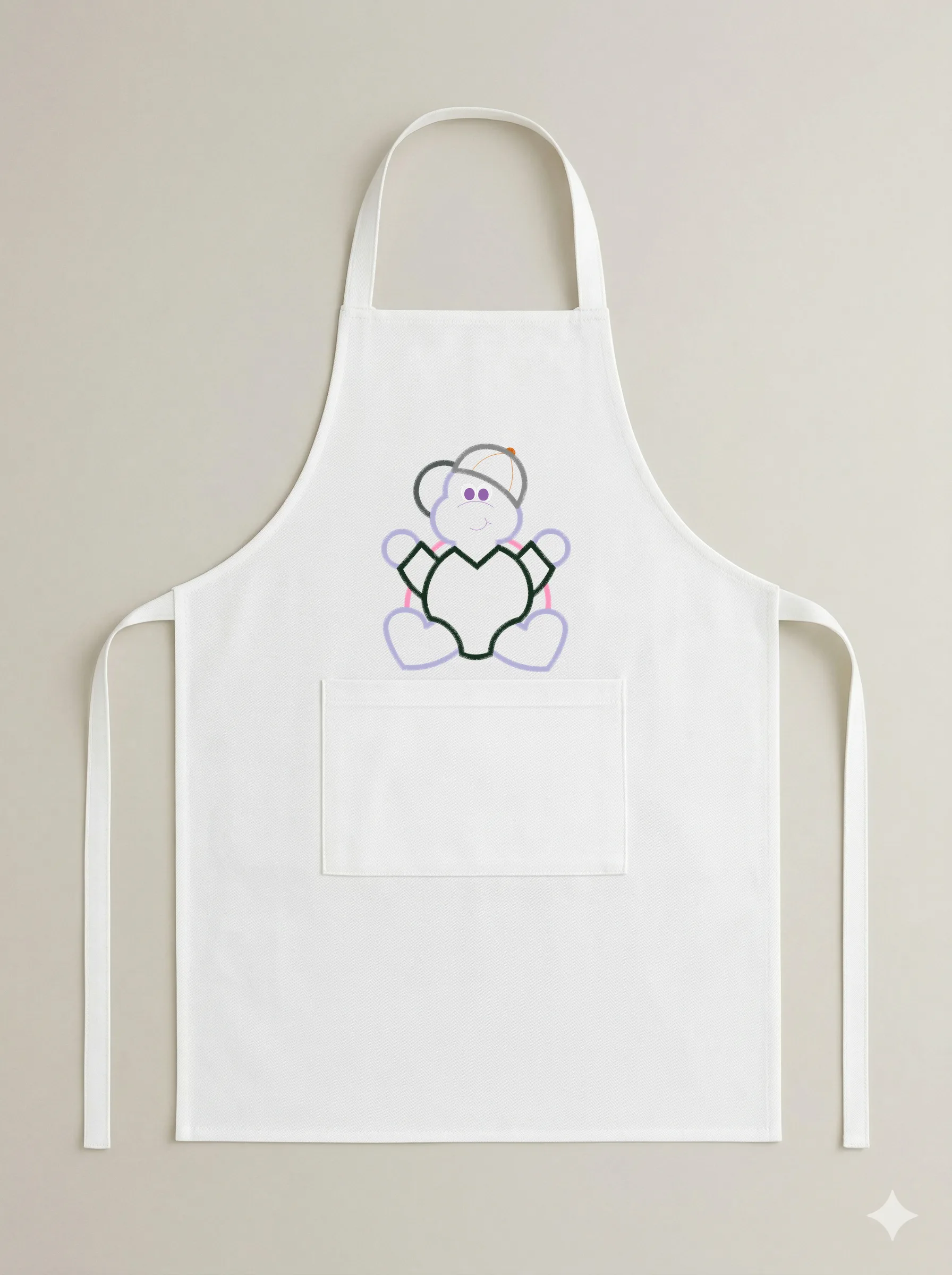 Смешной медвежонок в кепке (миниатюра 6)