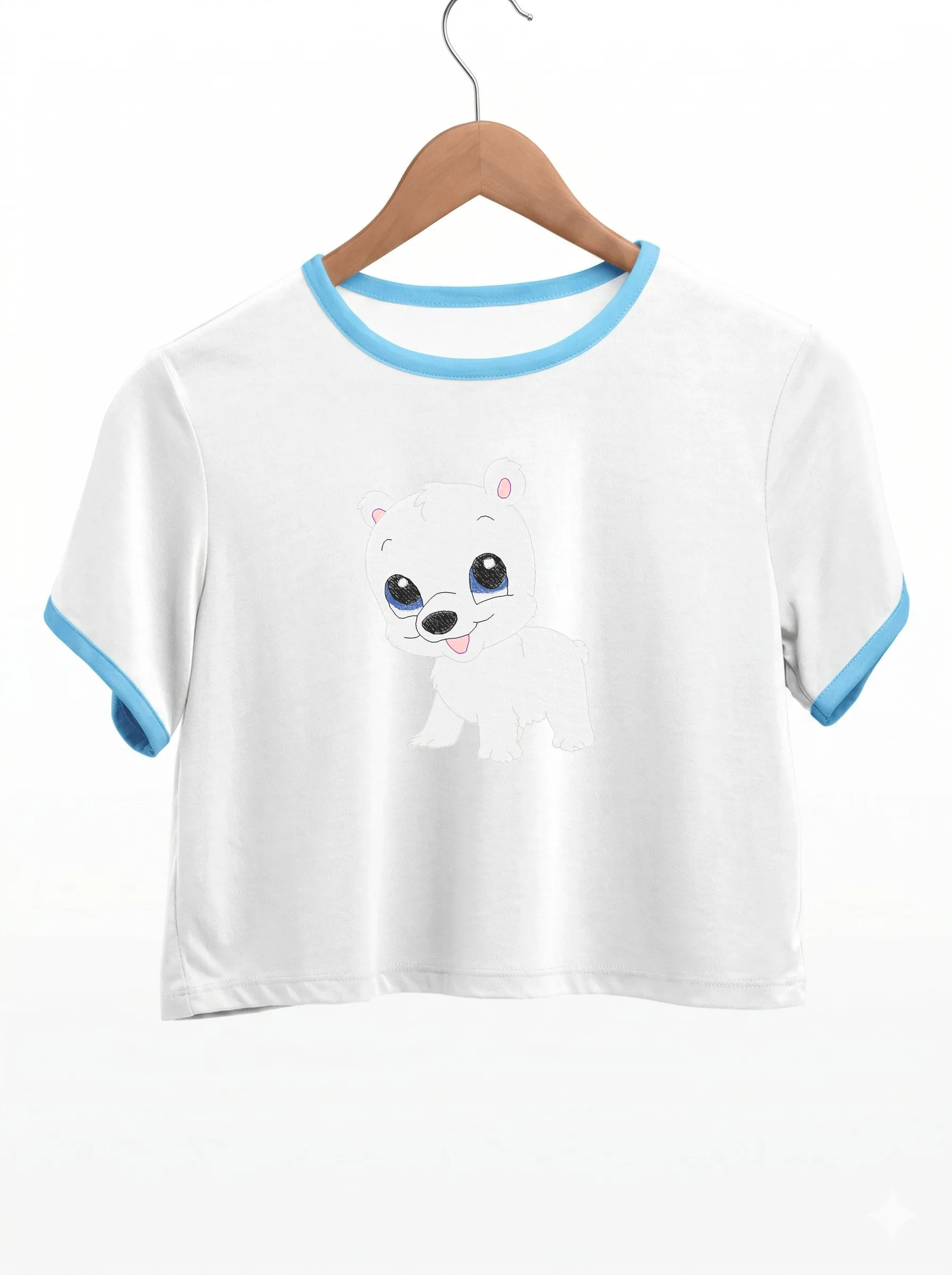Милый белый медвежонок (миниатюра 9)