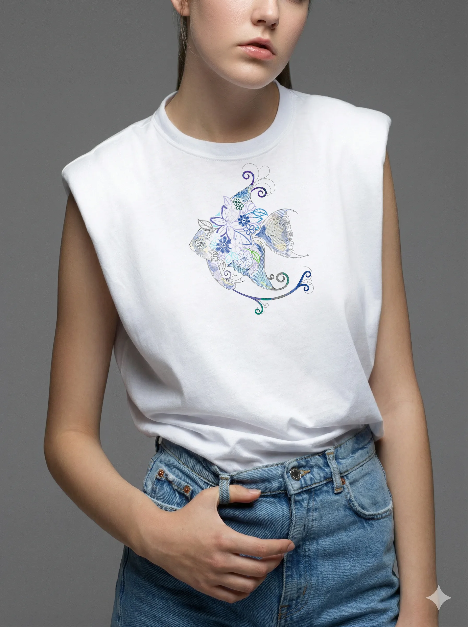 Цветочная скалярия (миниатюра 8)