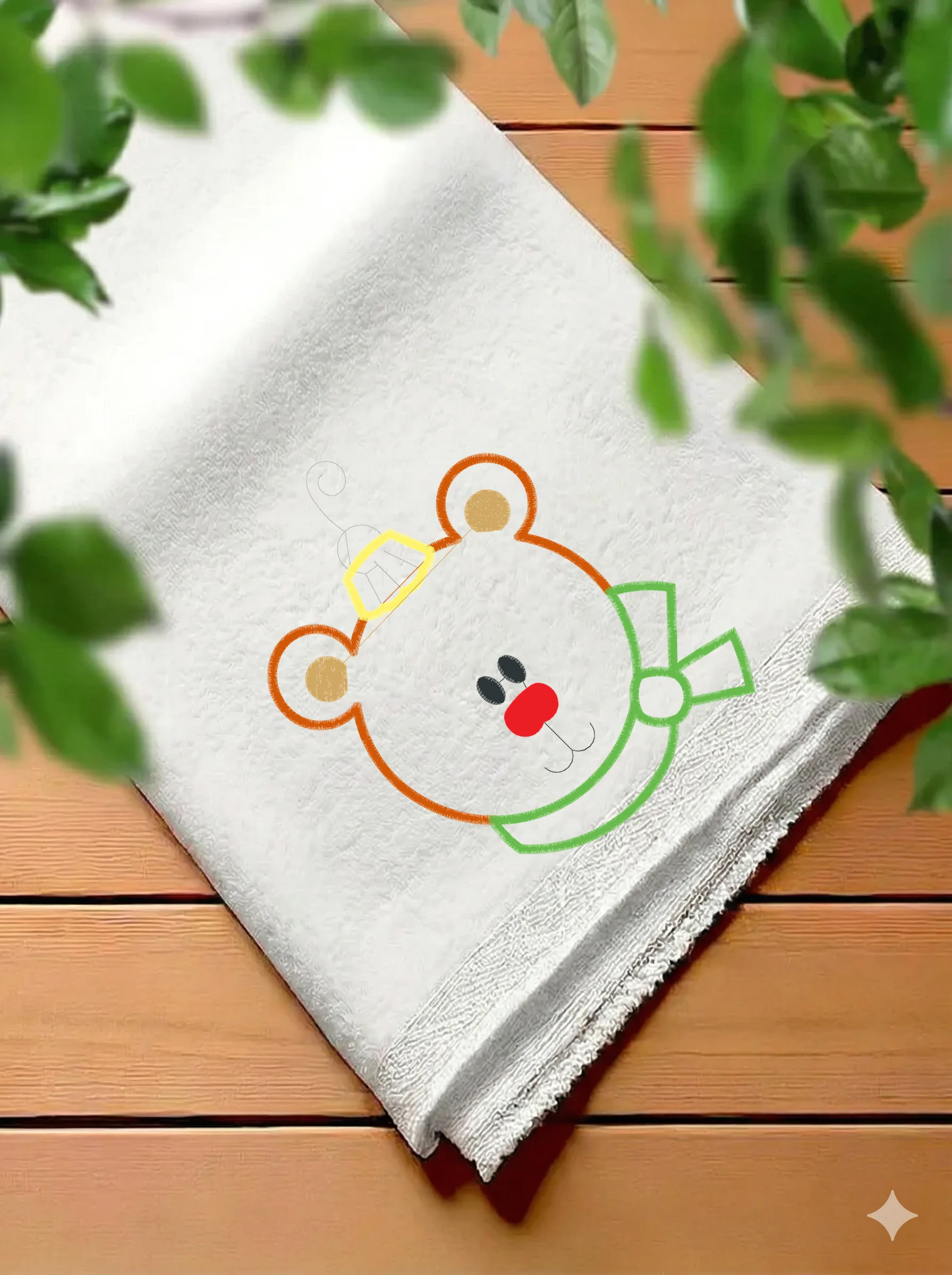 Мишка елочная игрушка (миниатюра 7)