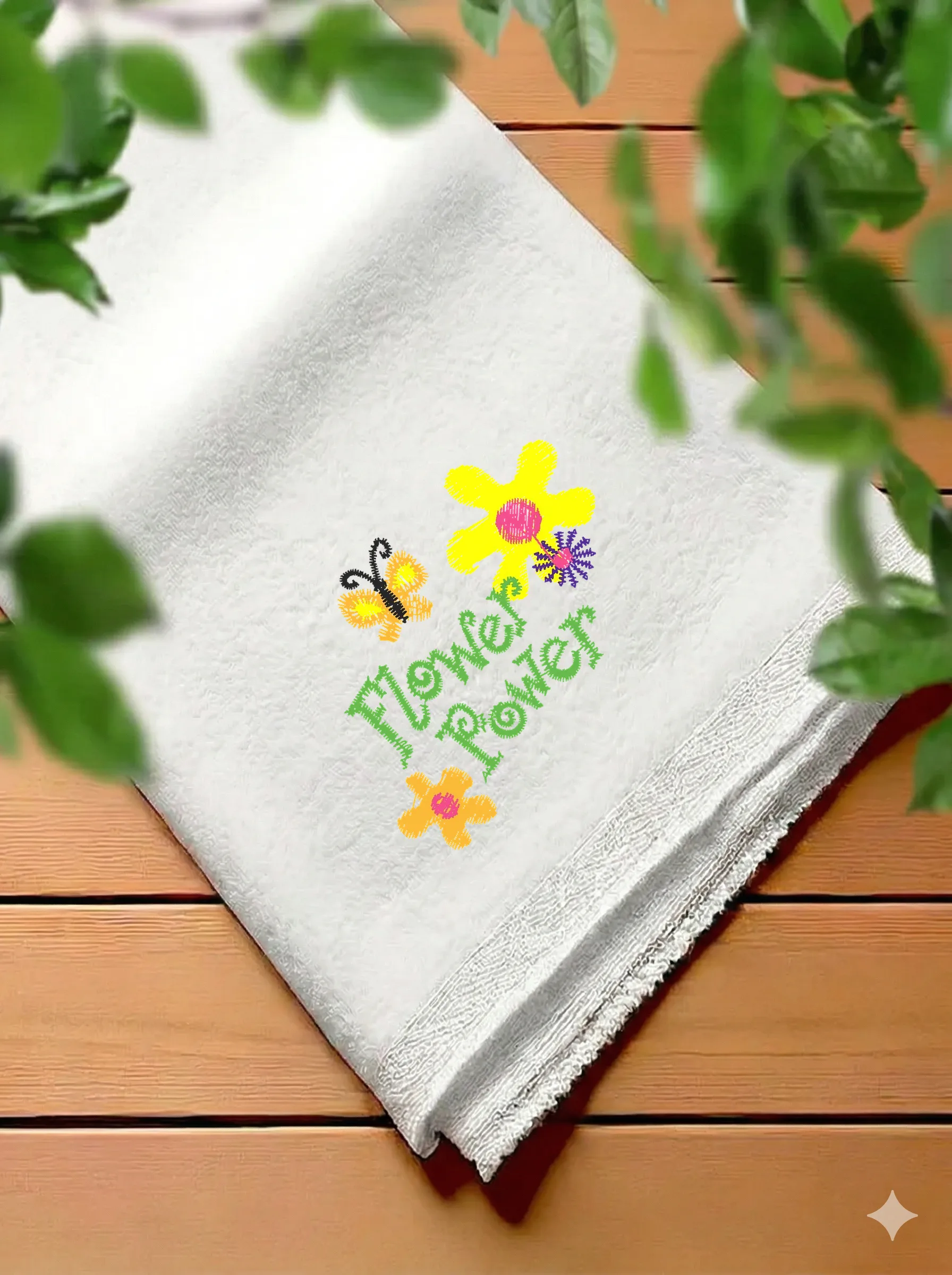 Цветочная надпись Flower Power (миниатюра 7)