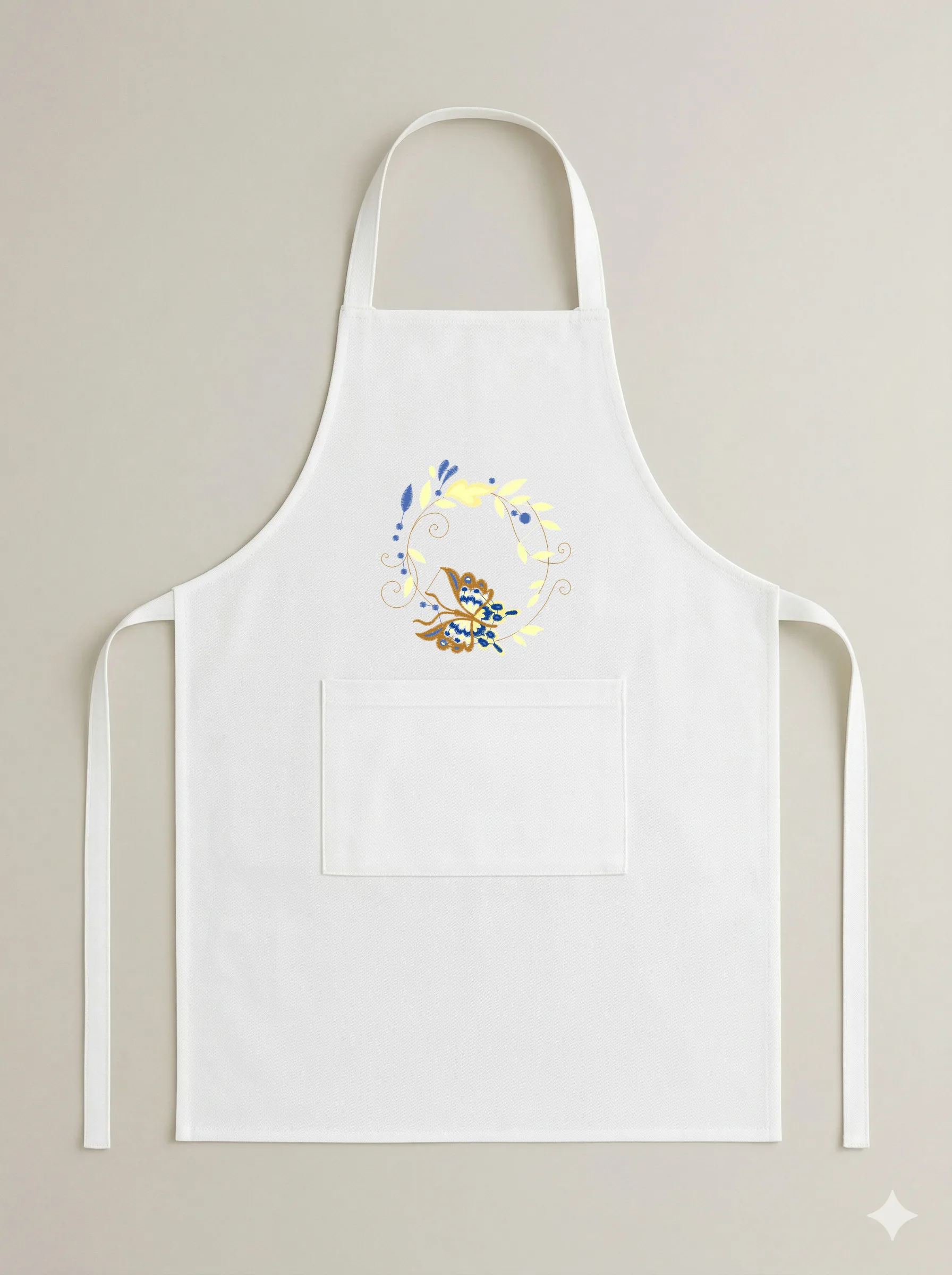 Нежный венок с бабочкой (миниатюра 6)