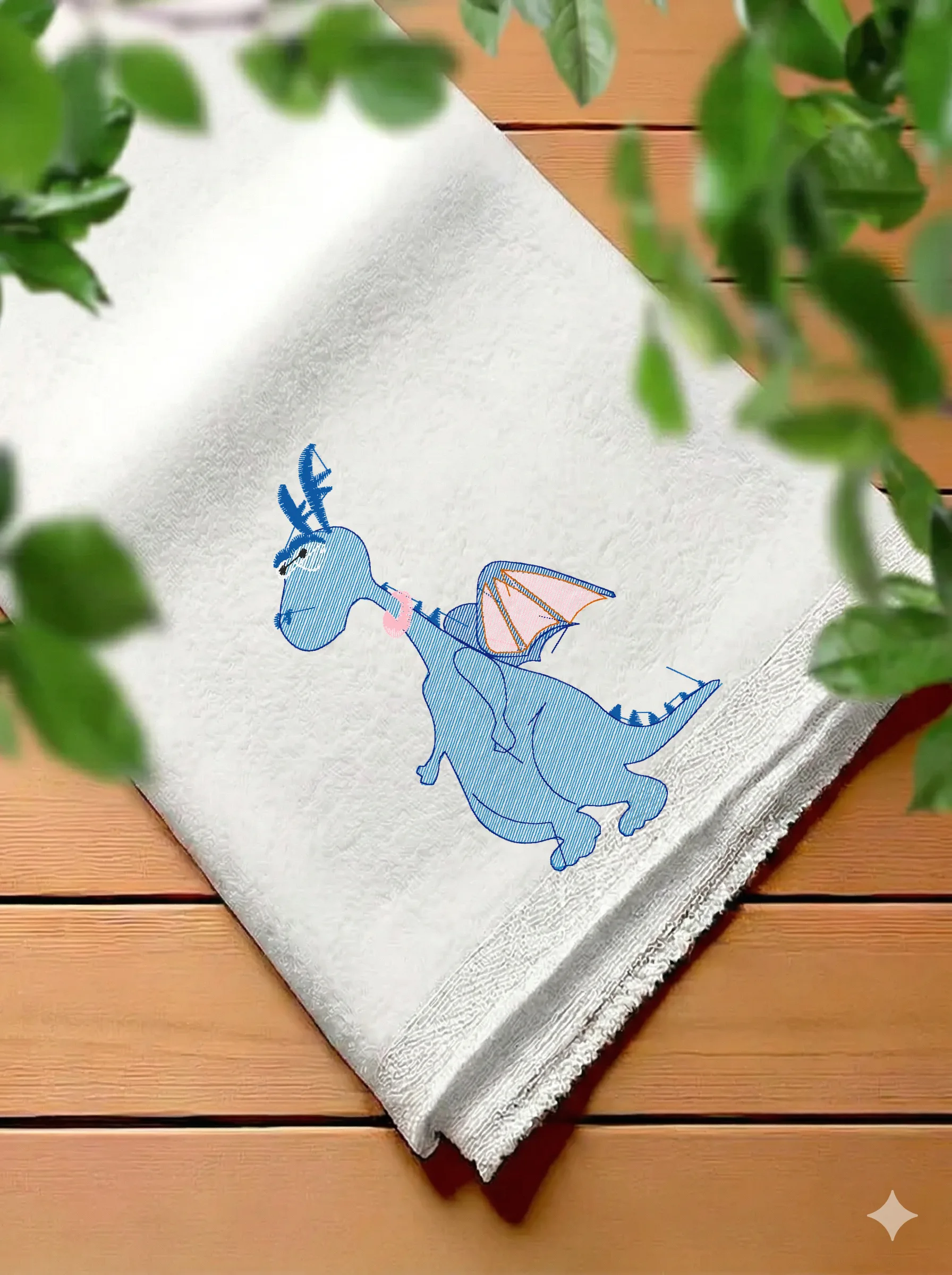 Веселый синий дракон (миниатюра 7)