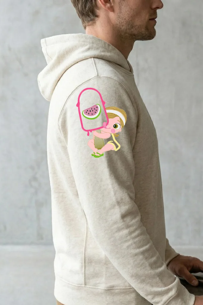 Малышка с мороженым (миниатюра 3)