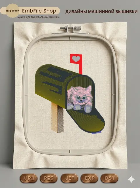 Котёнок в почтовом ящике