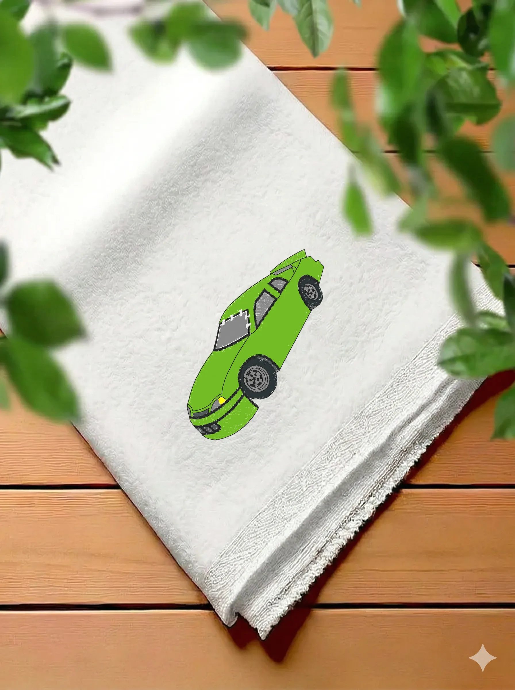 Зеленый гоночный автомобиль (миниатюра 7)