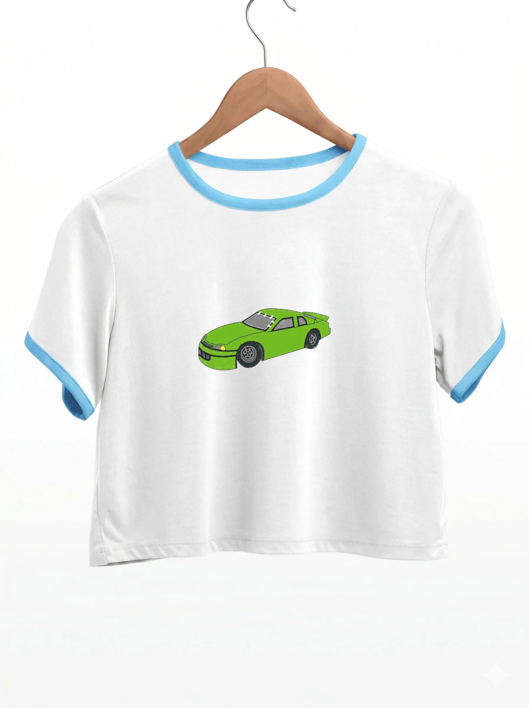 Зеленый гоночный автомобиль (миниатюра 9)