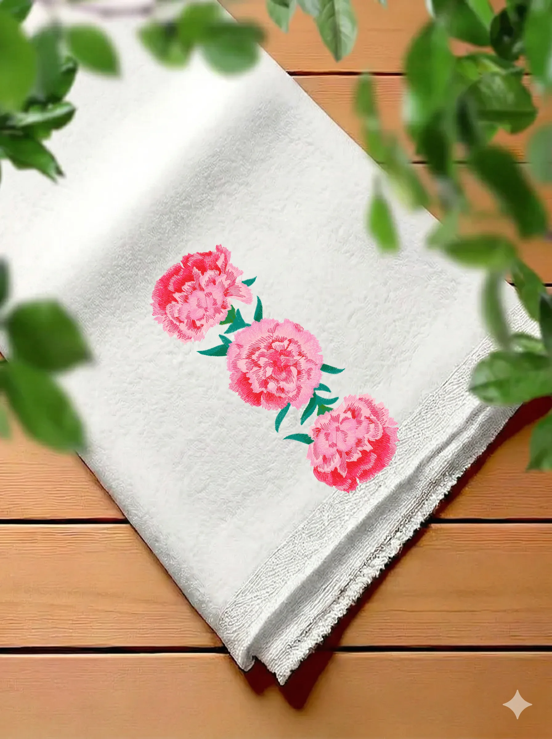 Пышные розовые гвоздики (миниатюра 7)