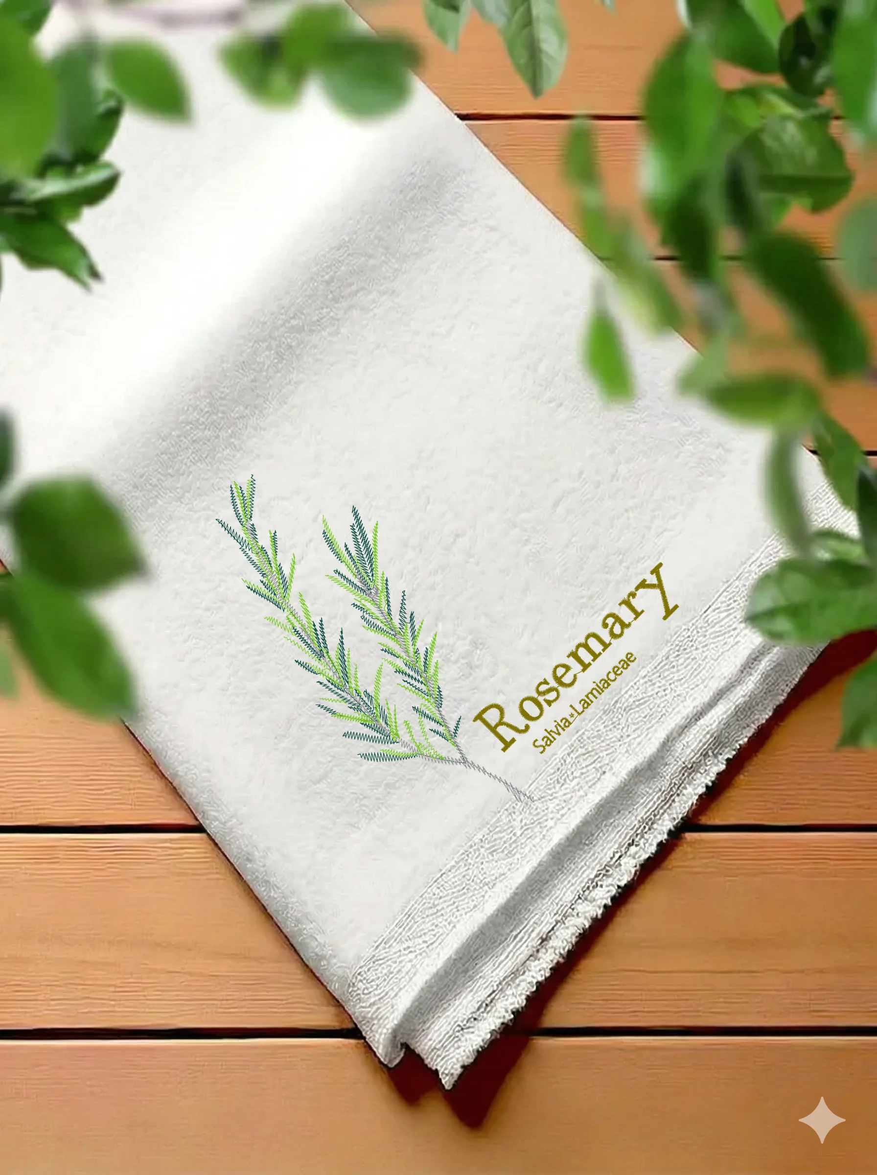 Ботаническая веточка розмарина (миниатюра 7)