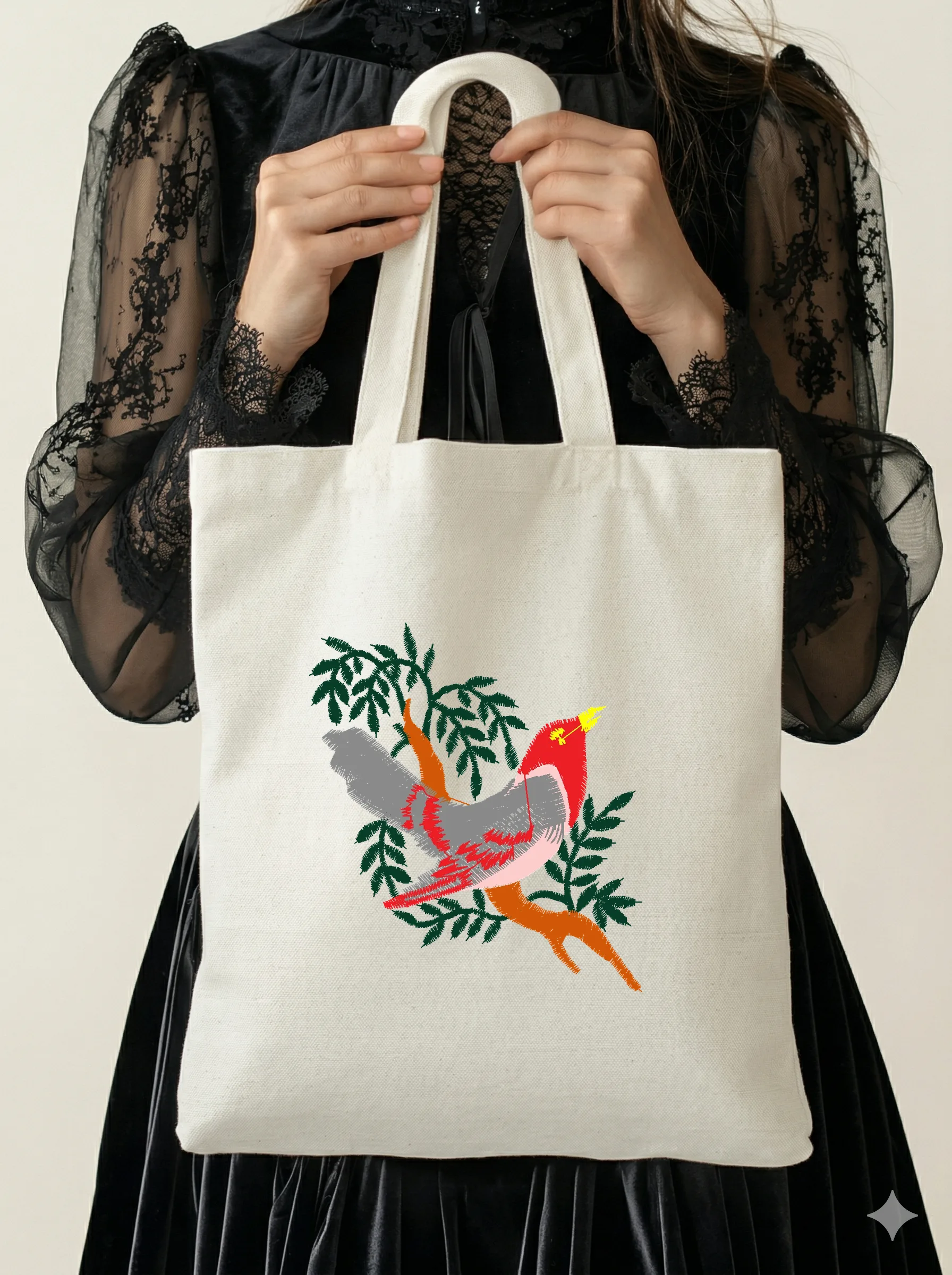 Птица на ветке (миниатюра 5)
