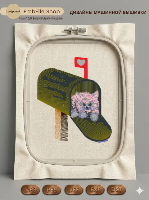 Котенок в почтовом ящике