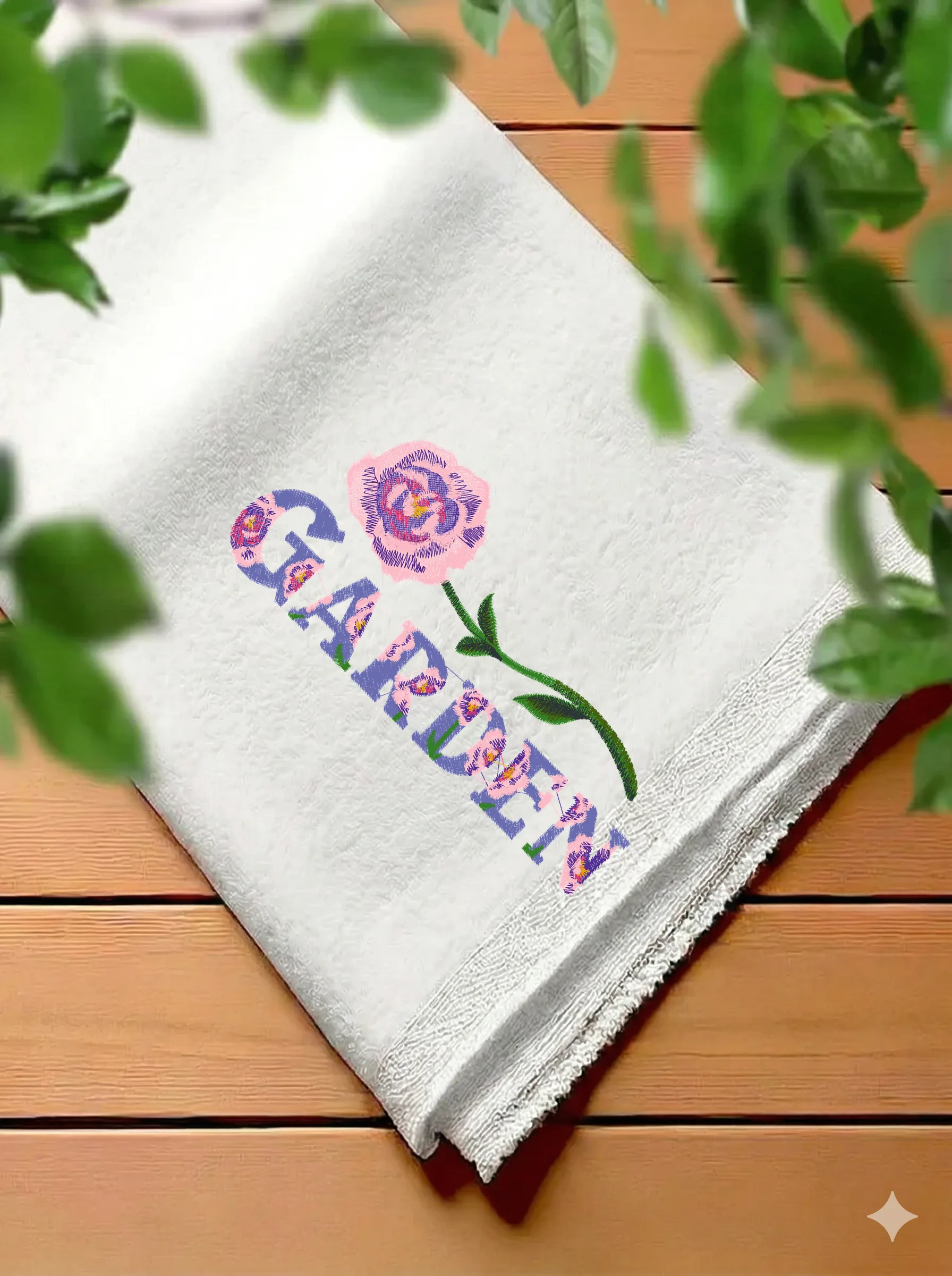 Роза с надписью Garden (миниатюра 7)
