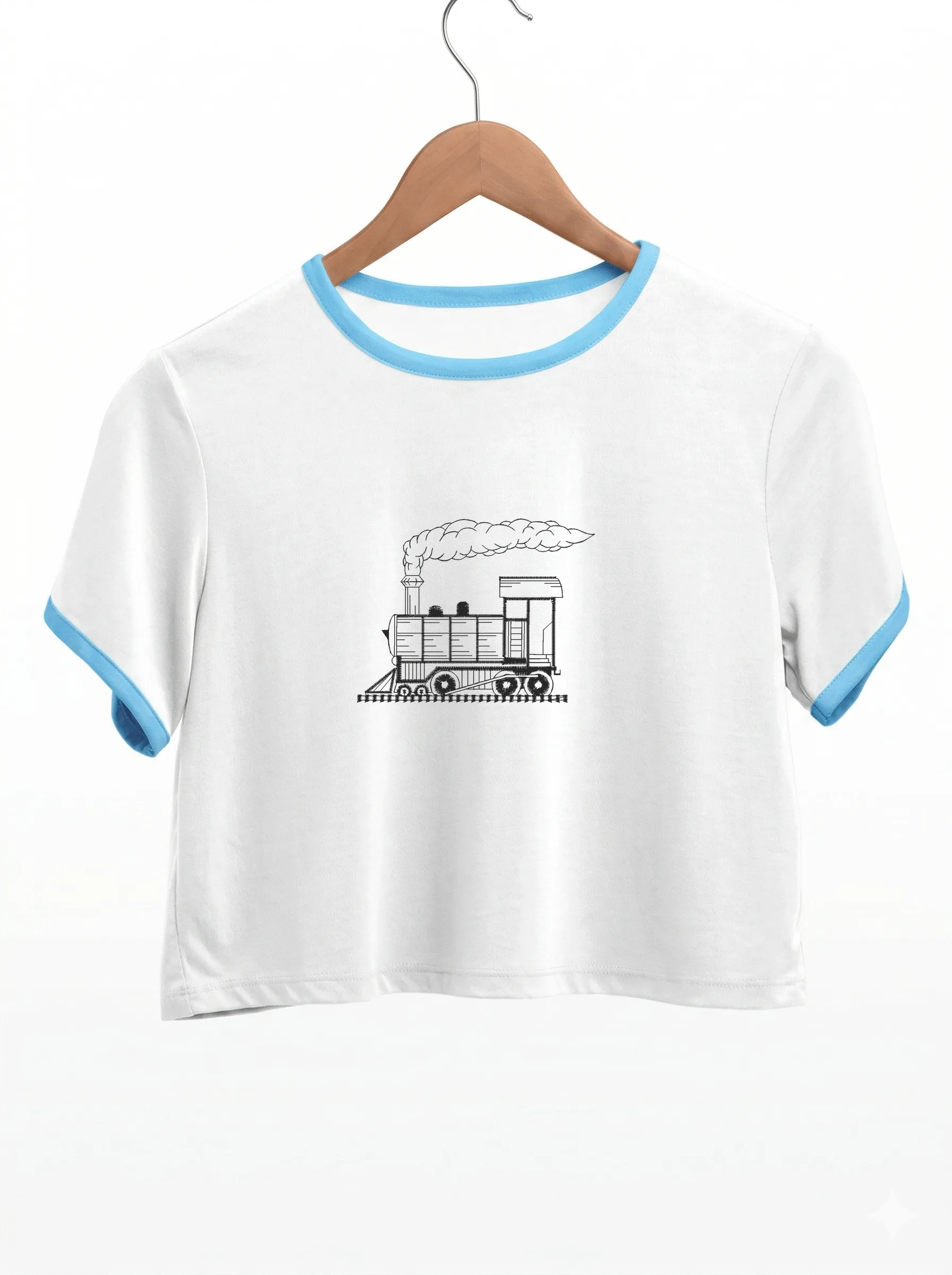 Винтажный паровоз (миниатюра 9)