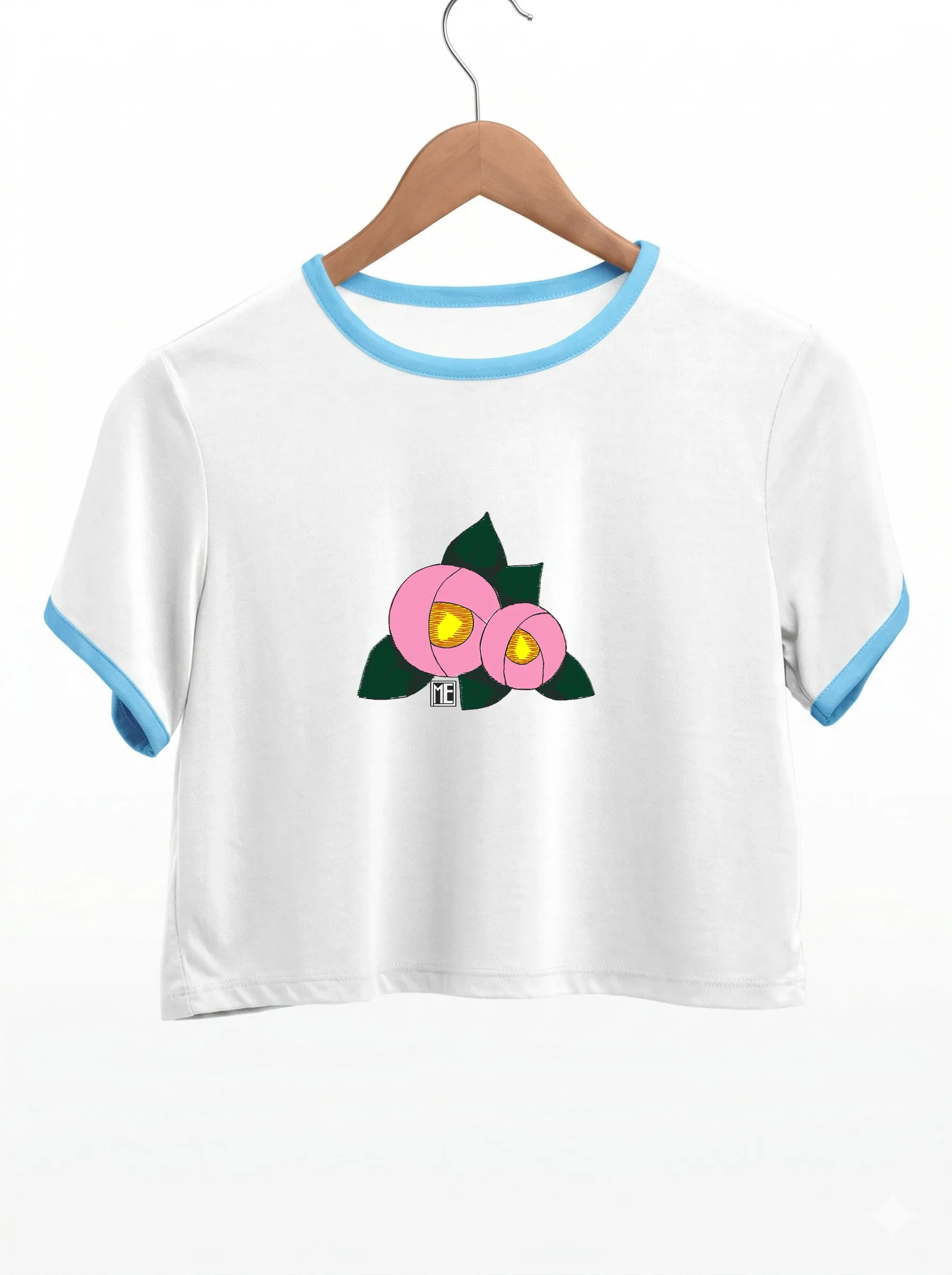 Нежные розовые камелии (миниатюра 9)