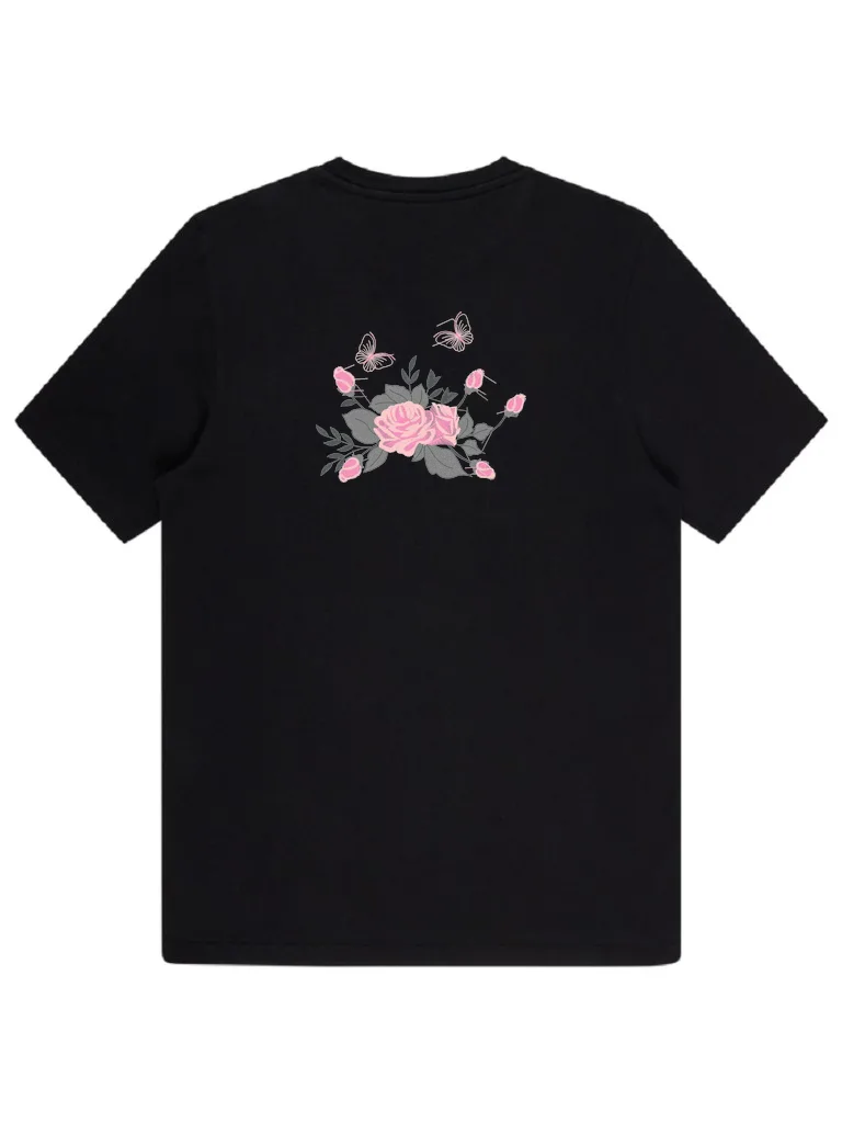 Нежные розы и бабочки (миниатюра 4)