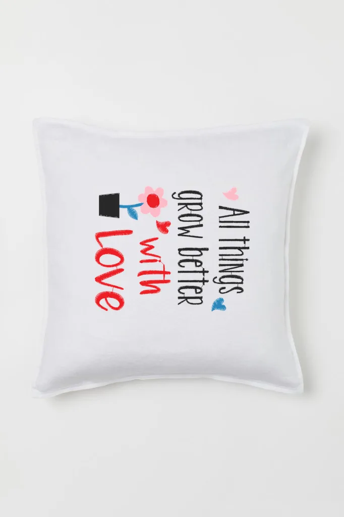 All Things Grow Better With Love Stitched 4 Inch (миниатюра 2)