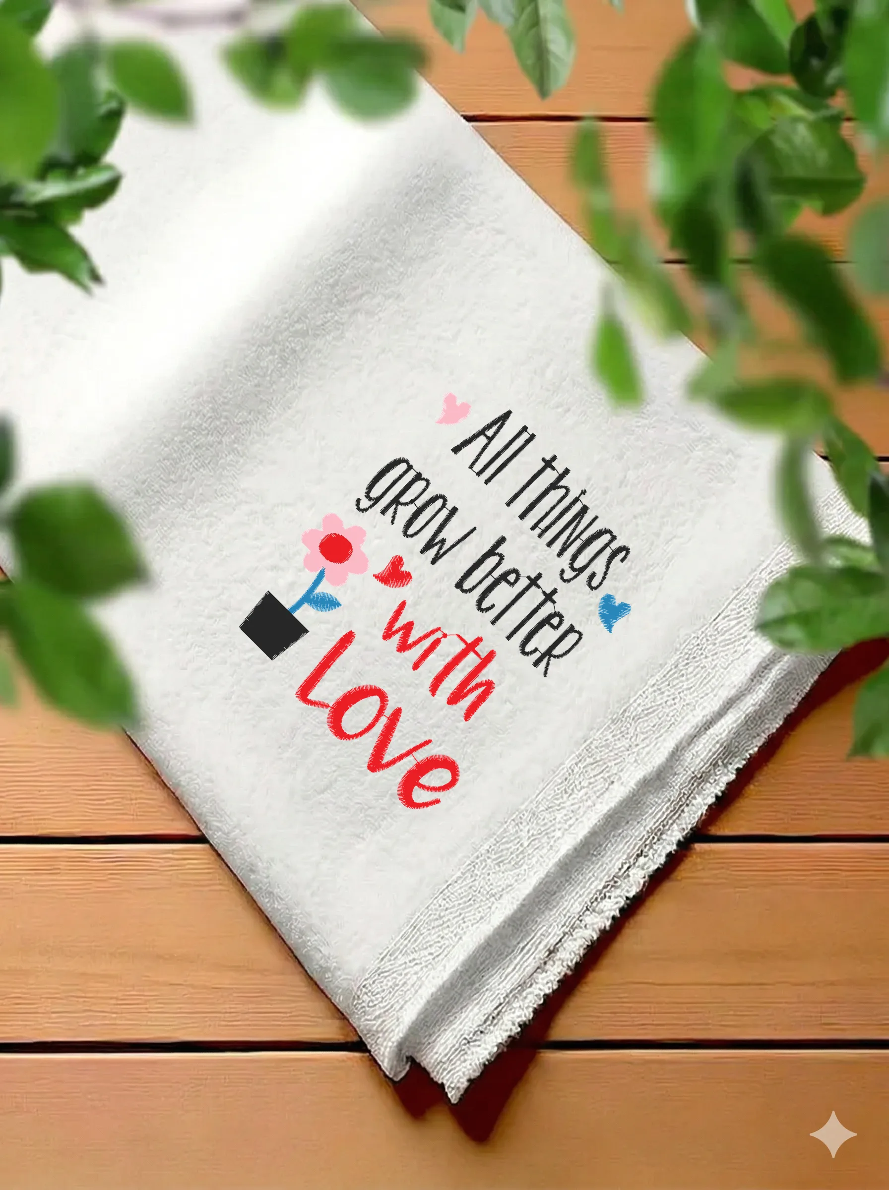 All Things Grow Better With Love Stitched 4 Inch (миниатюра 7)