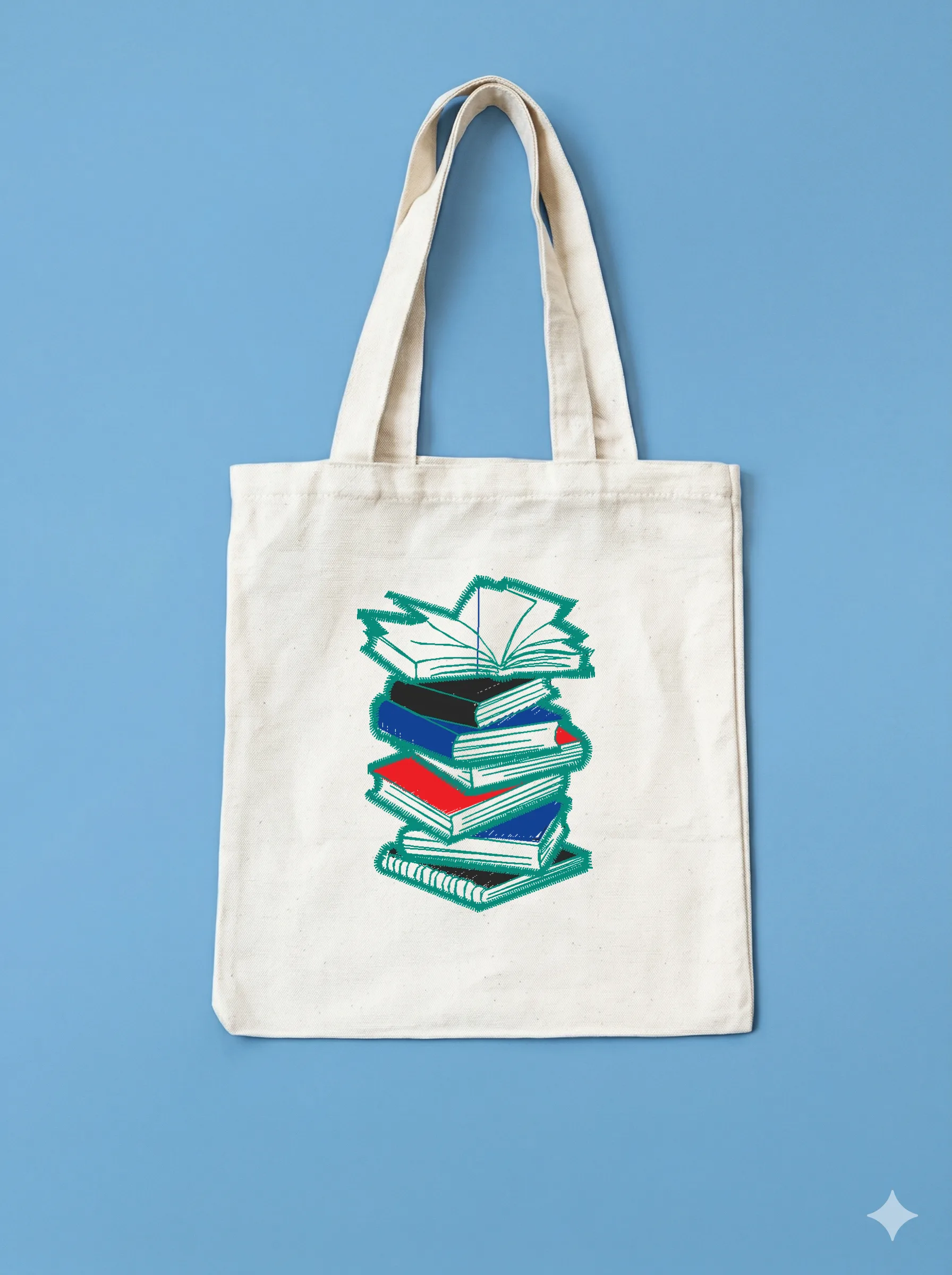 Стопка ярких книг (миниатюра 10)