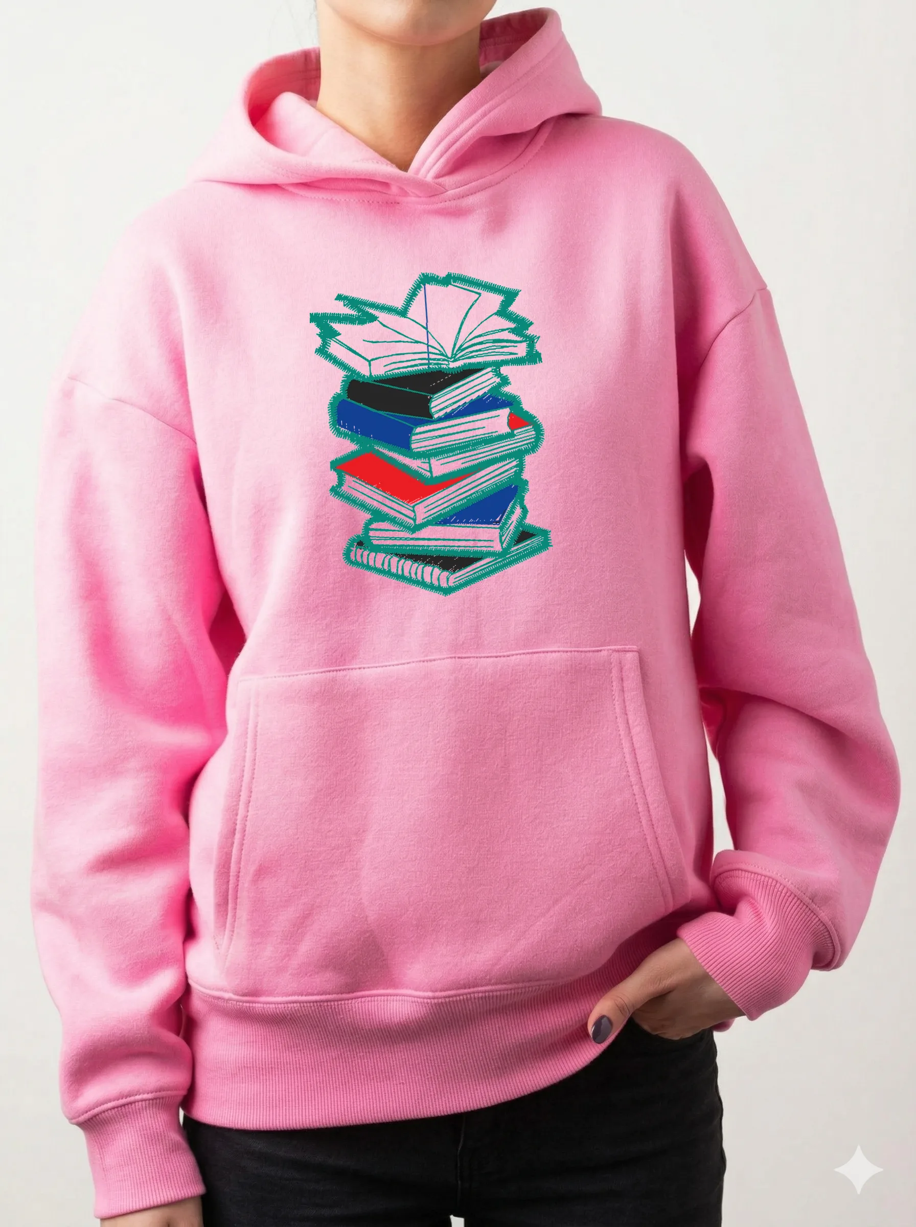 Стопка ярких книг (миниатюра 12)