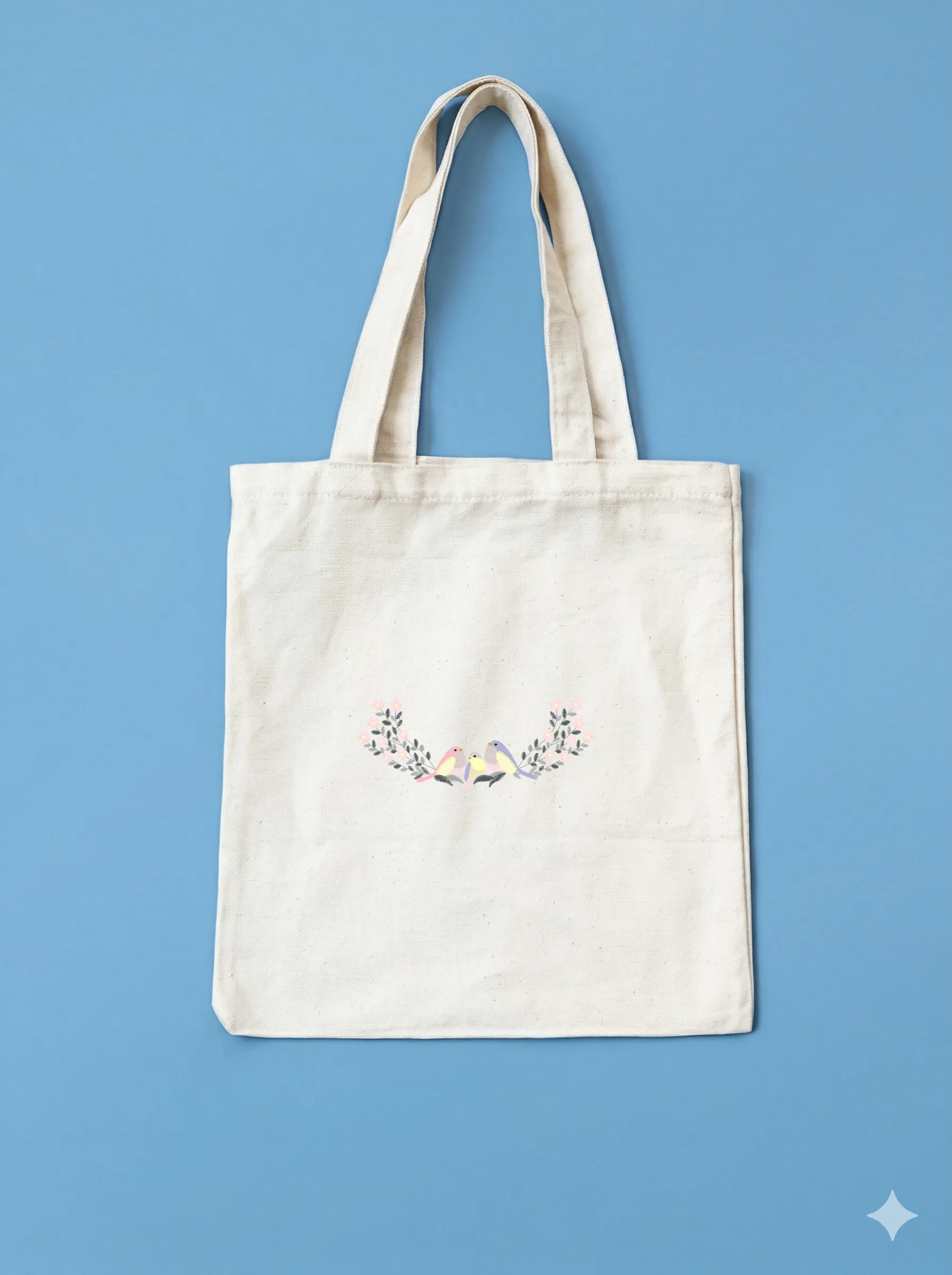 Птичья семья на ветвях (миниатюра 10)
