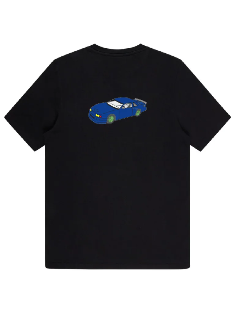 Синий спортивный автомобиль (миниатюра 4)