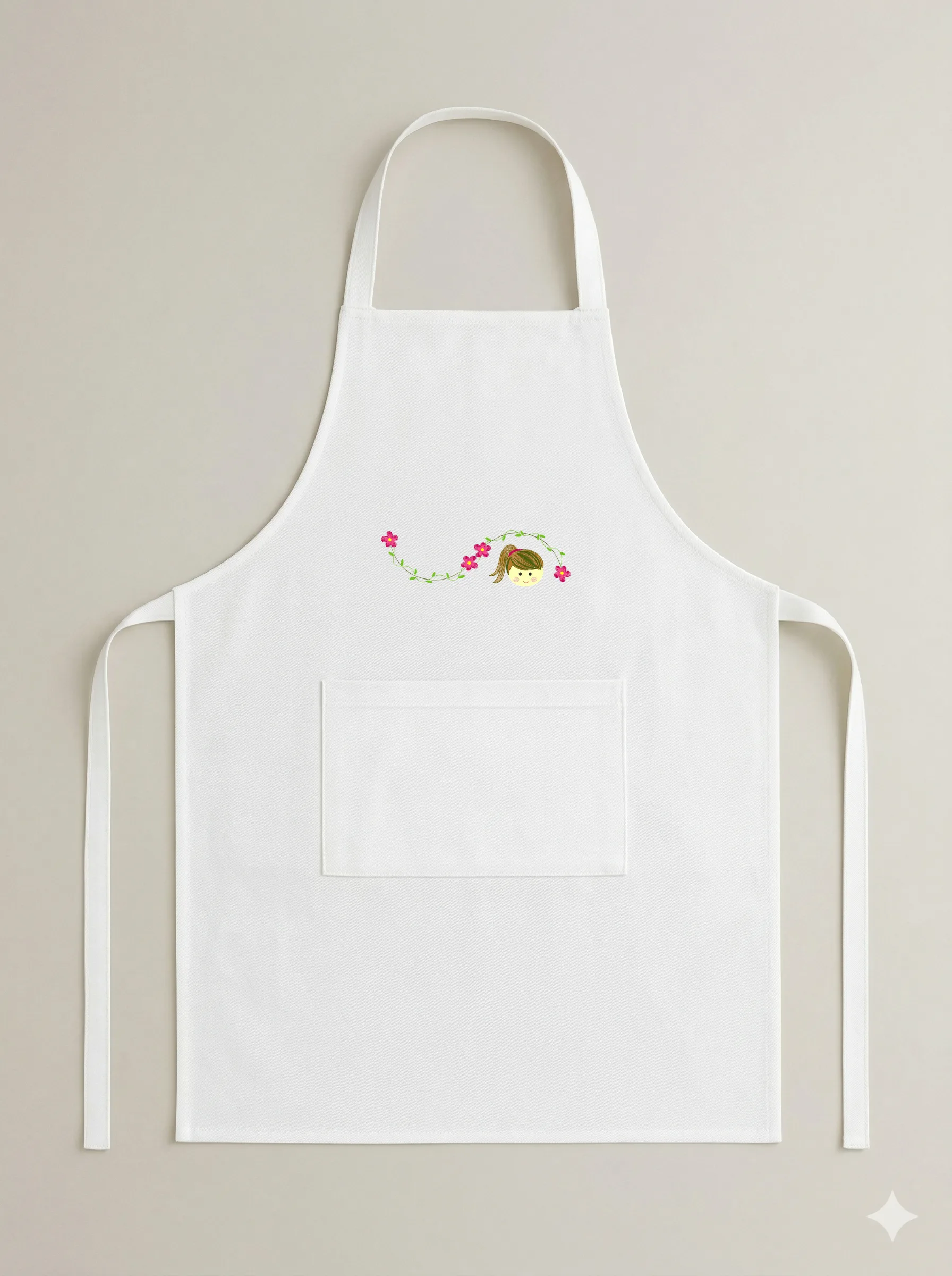 Милая девочка с цветами (миниатюра 6)