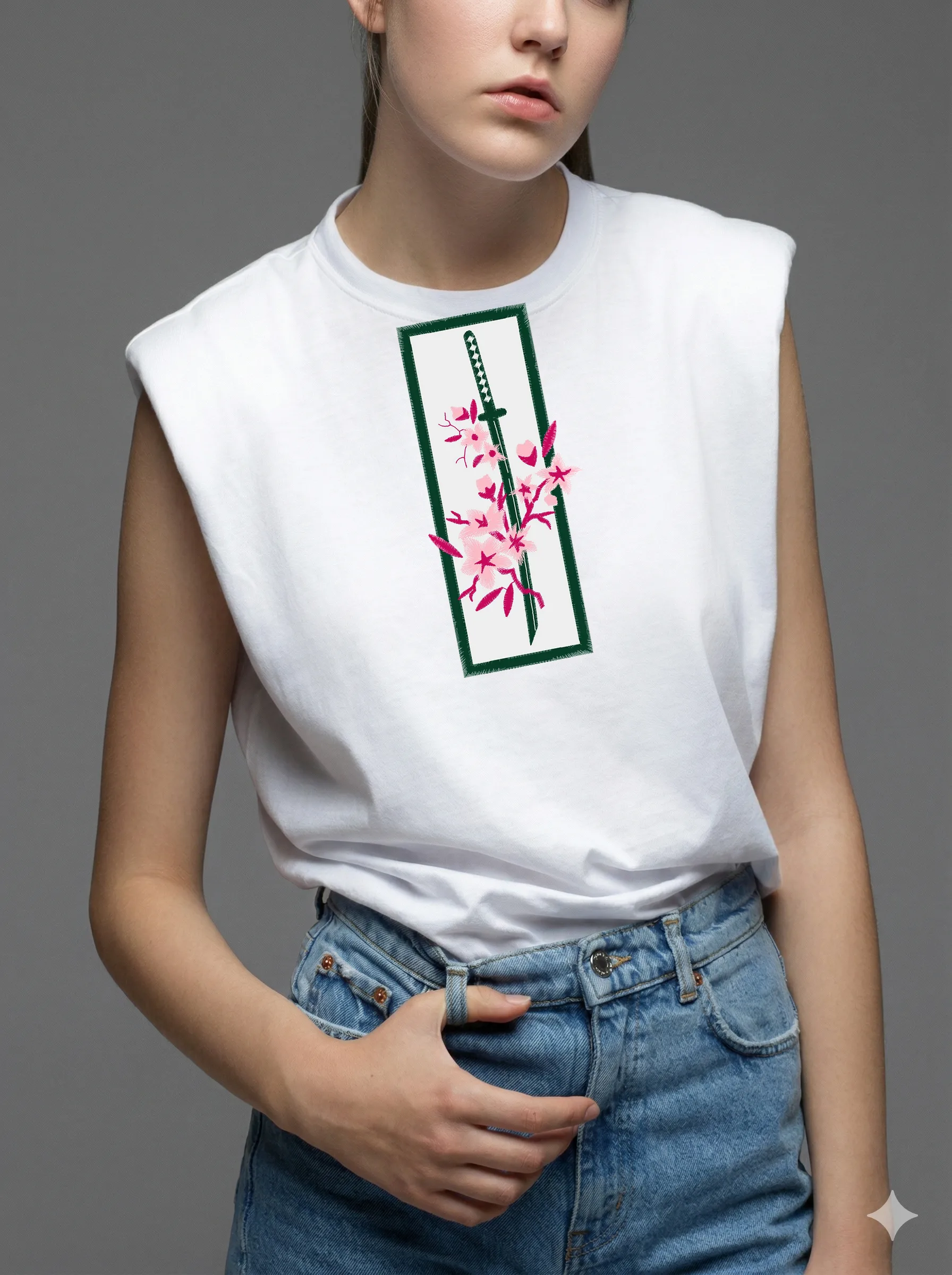 Катана с сакурой (миниатюра 8)