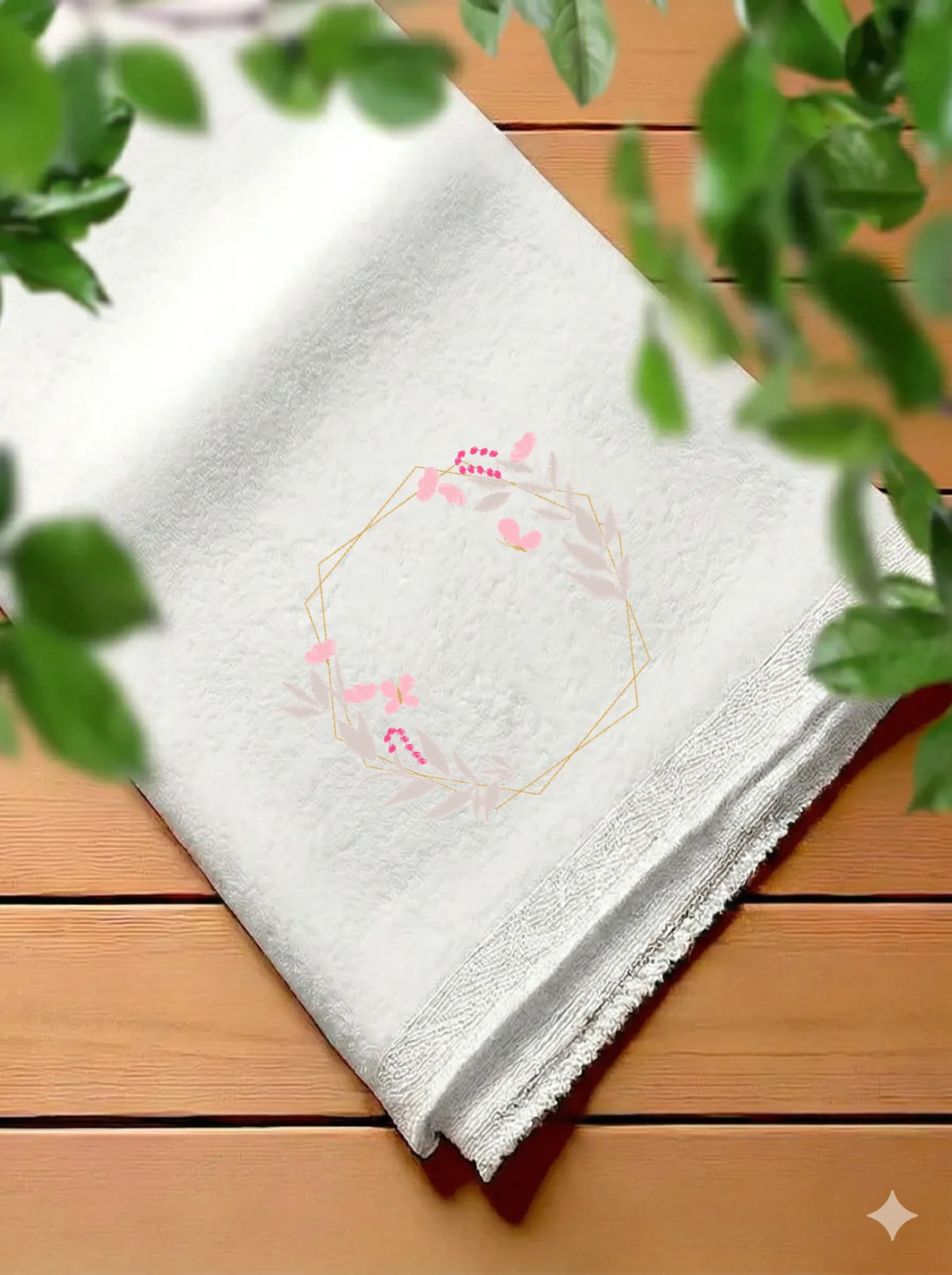 Геометрический цветочный венок (миниатюра 7)