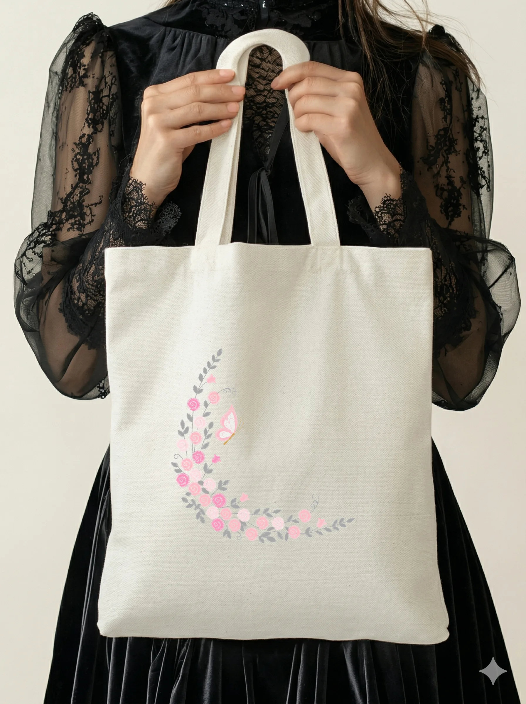 Цветущая ветка с бабочкой (миниатюра 5)